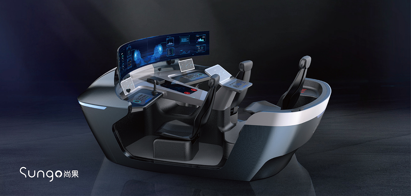 industrial design，Underground three-person cabin，science and technology，Industry，