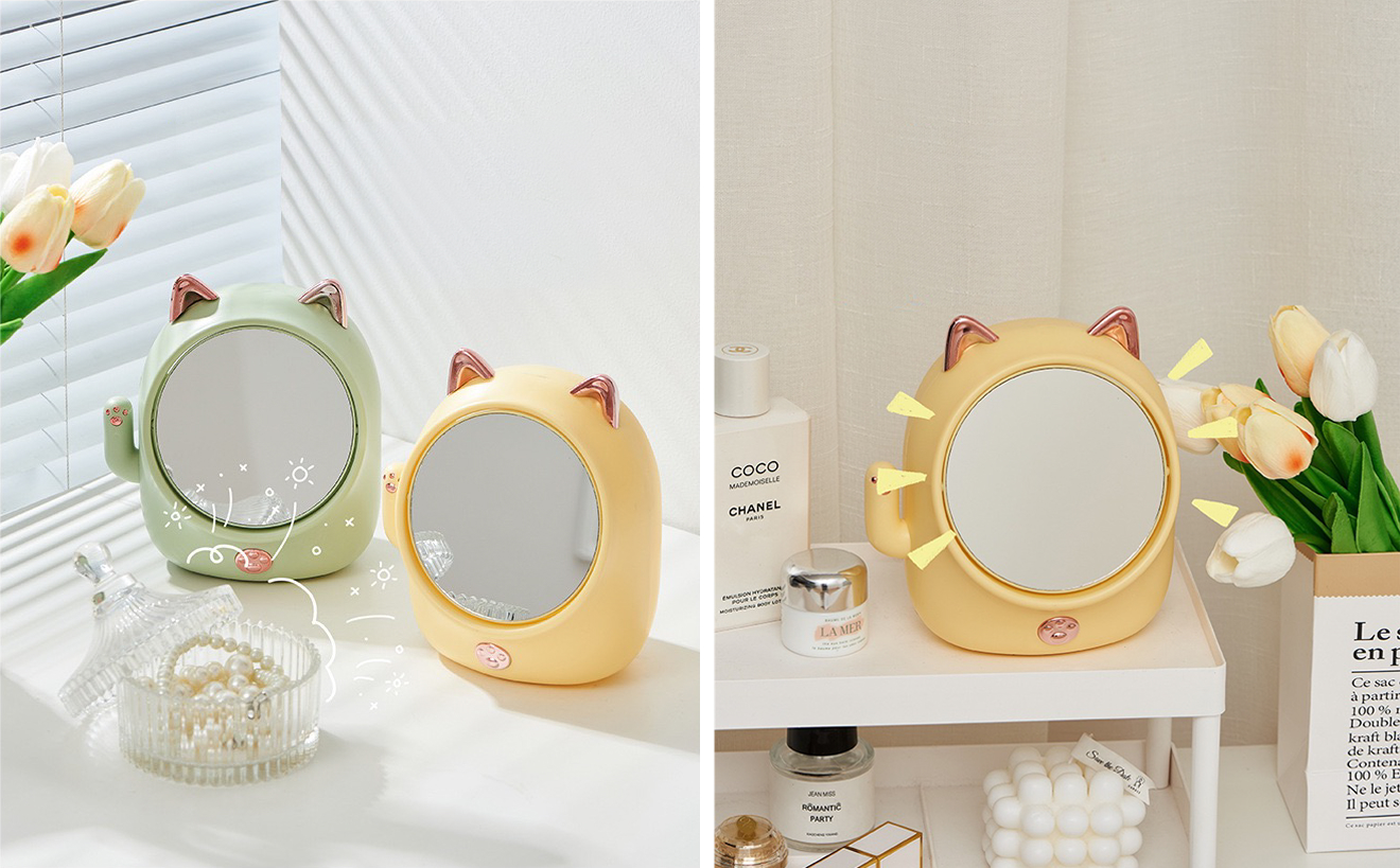 Grey design，Commodity Design，Kitchen bedroom，multi-function，Drain basket，Beauty mirror，Receive，gere，