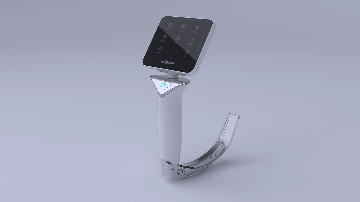 product design，Medical products，Appearance design，laryngoscope，industrial design，