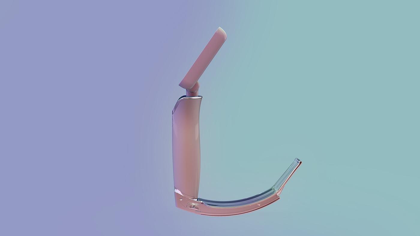 product design，Medical products，Appearance design，laryngoscope，industrial design，