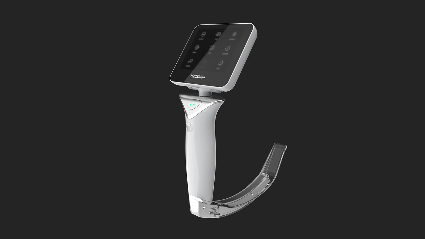 product design，Medical products，Appearance design，laryngoscope，industrial design，