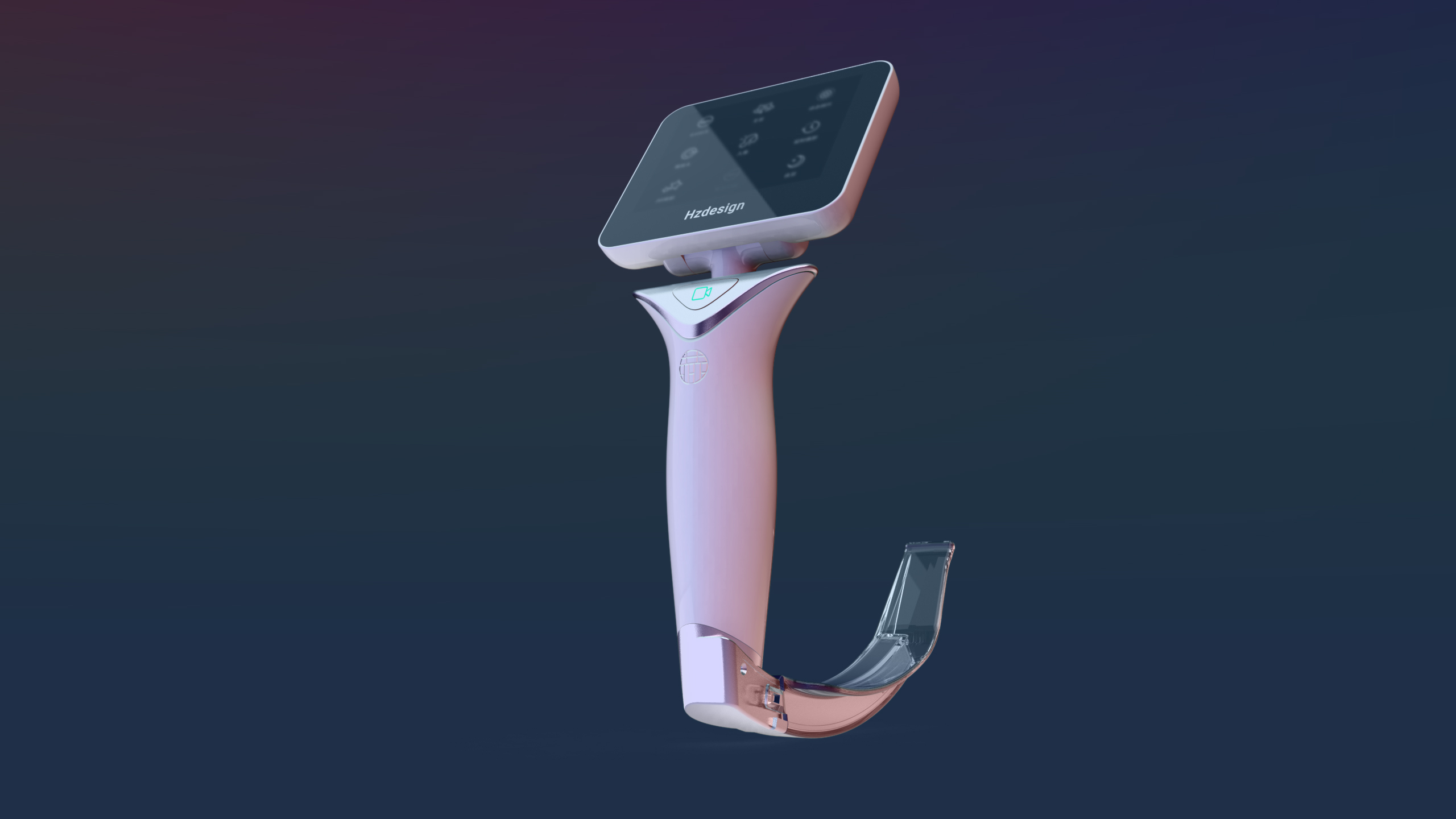 product design，Medical products，Appearance design，laryngoscope，industrial design，