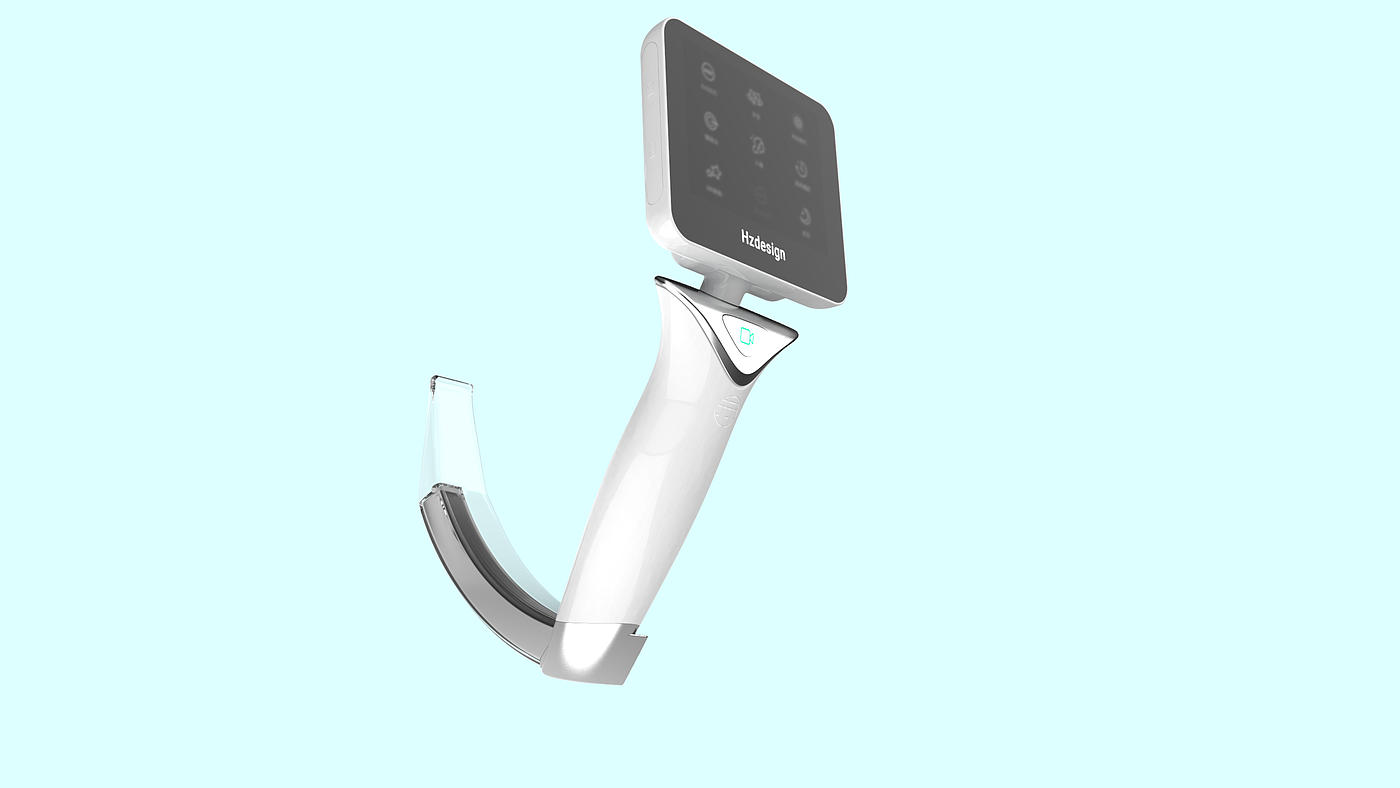 product design，Medical products，Appearance design，laryngoscope，industrial design，