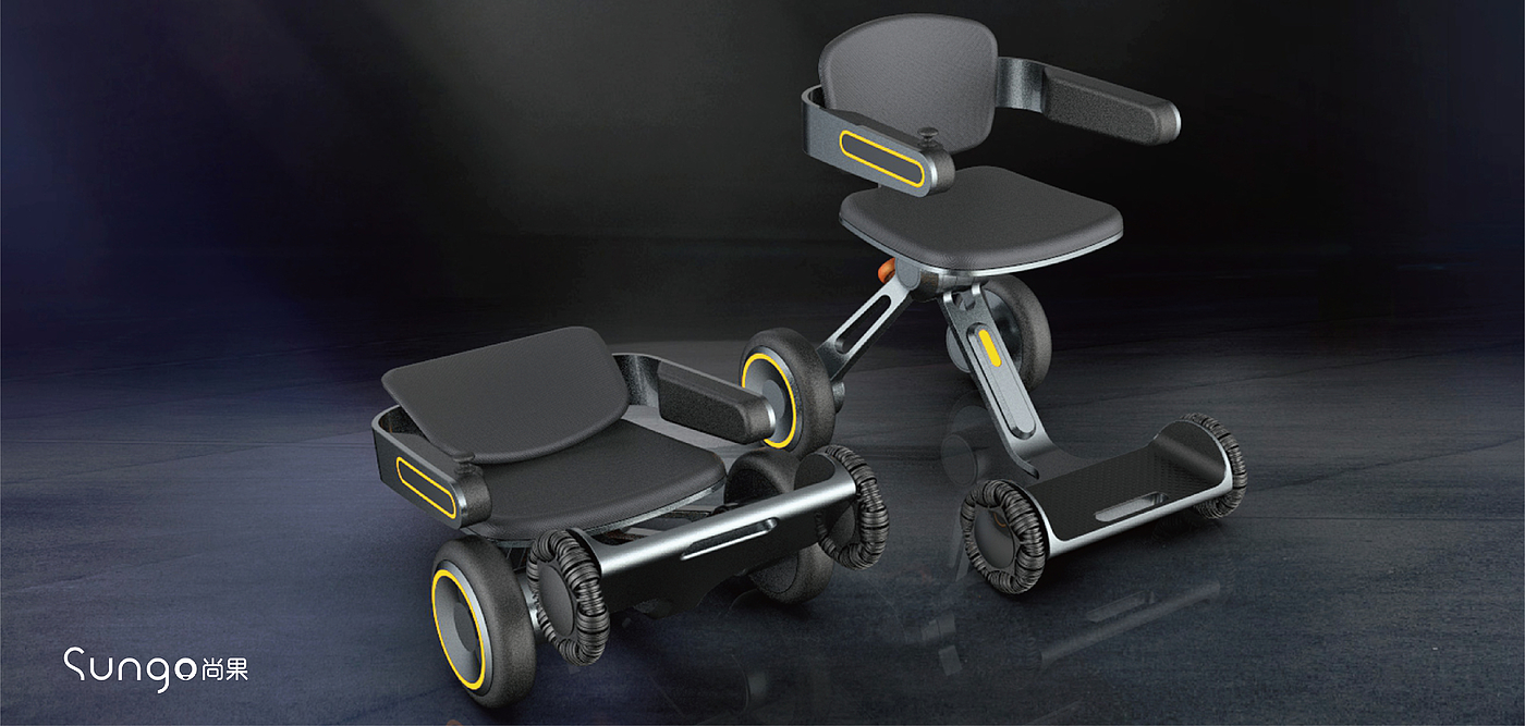 industrial design，Intelligent wheelchair，Appearance design，