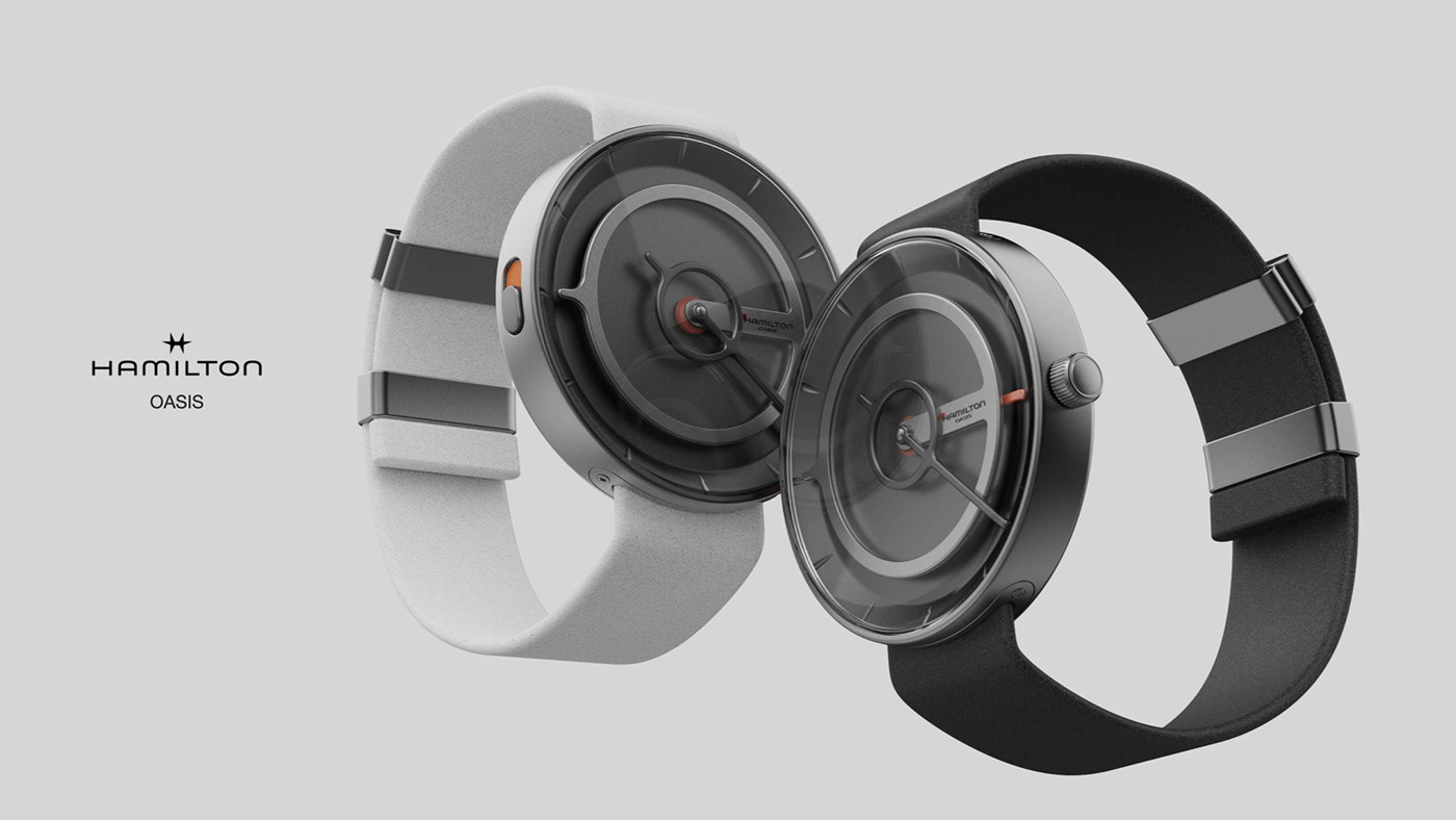 Wrist watch，Brand identity，Brand design，Hamilton，HAMILTON OASIS，