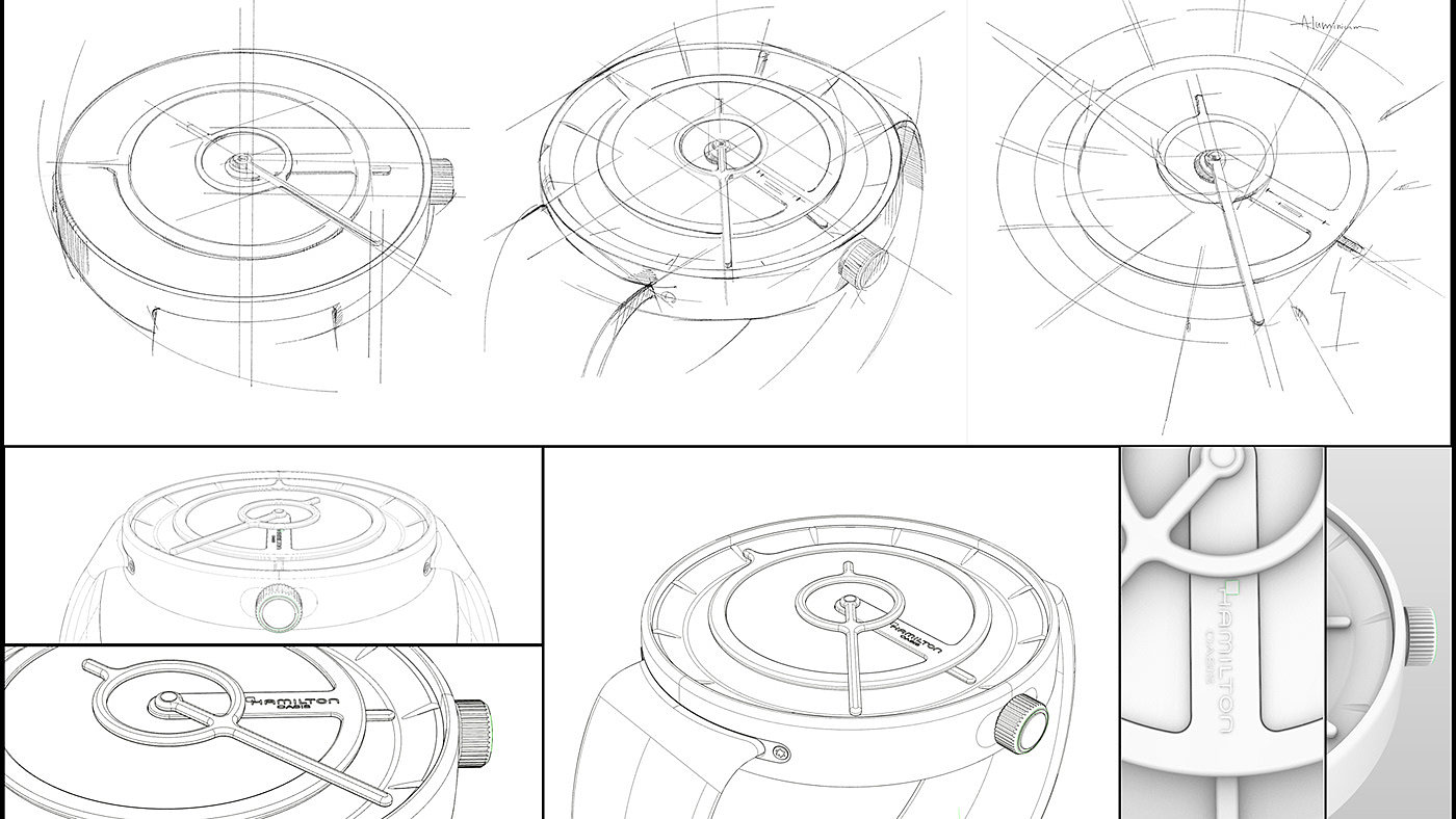Wrist watch，Brand identity，Brand design，Hamilton，HAMILTON OASIS，