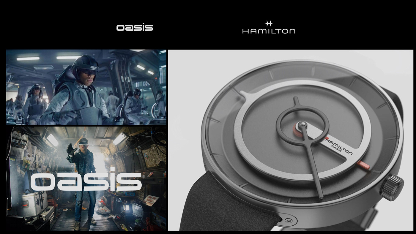 Wrist watch，Brand identity，Brand design，Hamilton，HAMILTON OASIS，