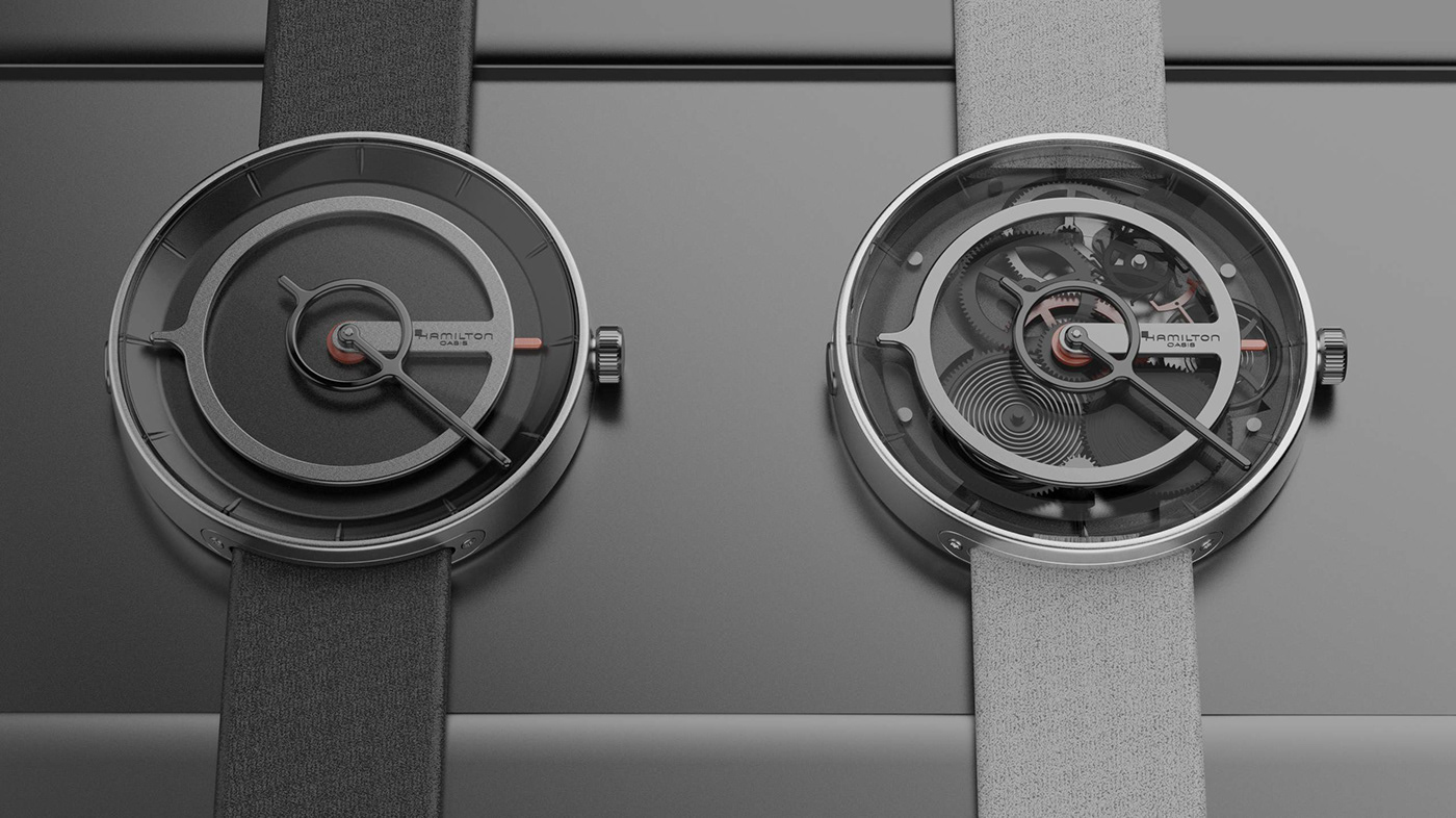 Wrist watch，Brand identity，Brand design，Hamilton，HAMILTON OASIS，