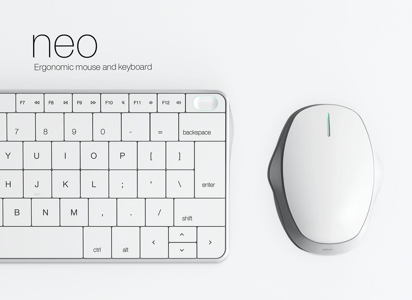 NEO，mouse，keyboard，Ergonomics，product design，