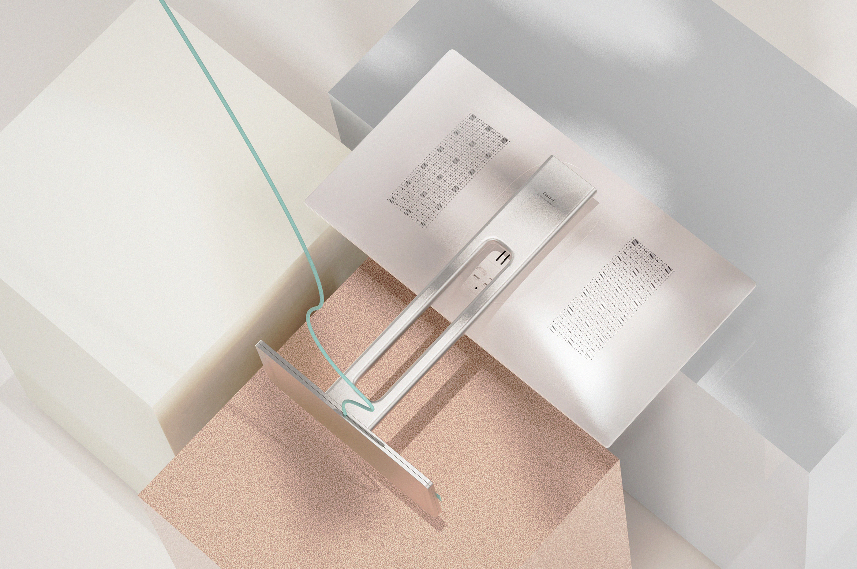 computer，monitor，Gemini，product design，Gemini display，