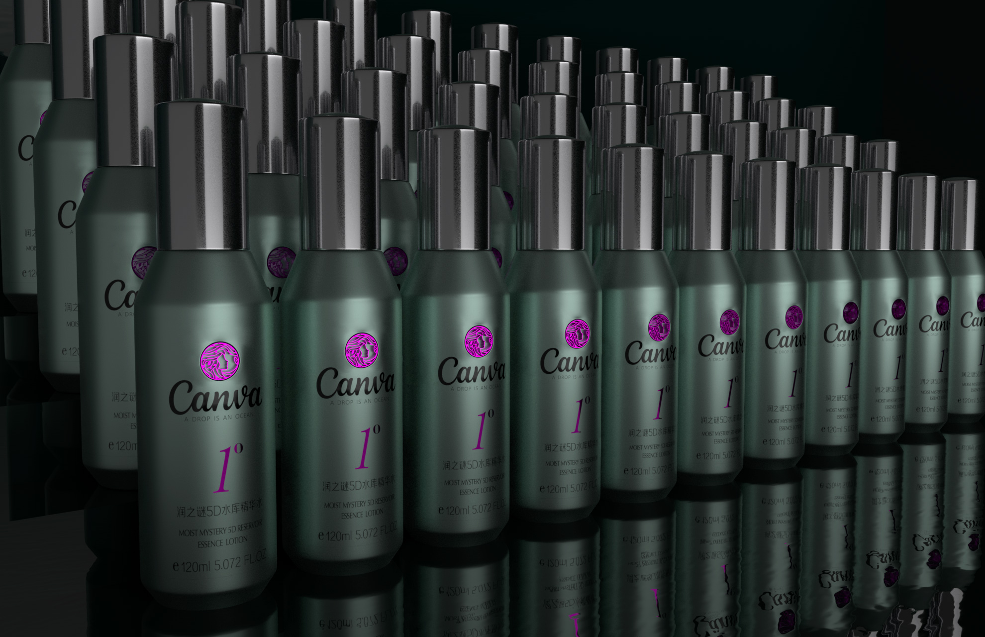 Packaging technology，Cosmetic packaging，packing design，C4D rendering，Logo design，Font design，Essence，Skin care，