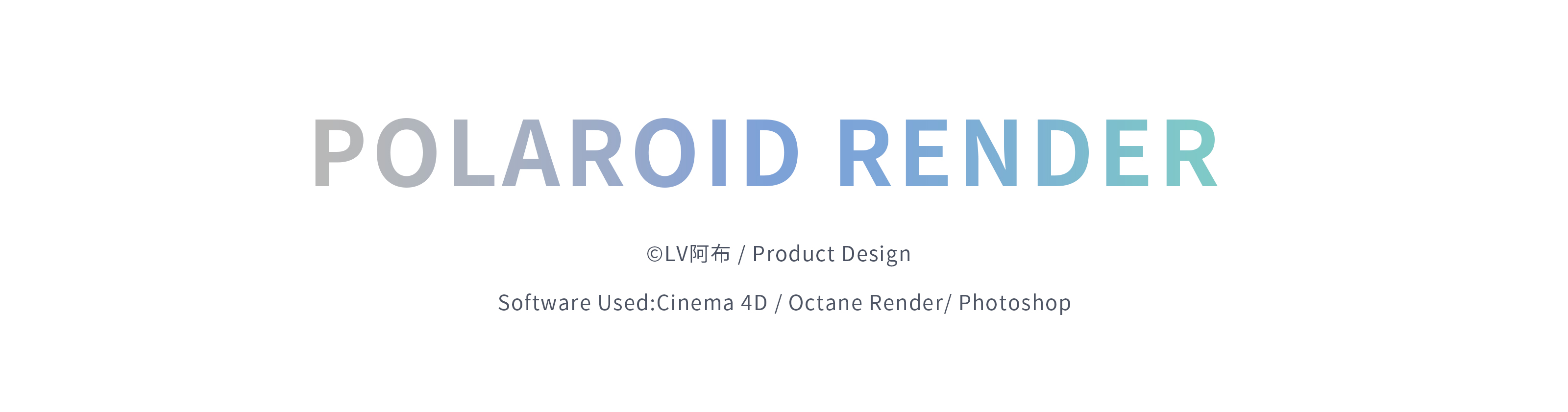 Electronics，Polaroid，Product rendering，3D products，camera，electronic product，
