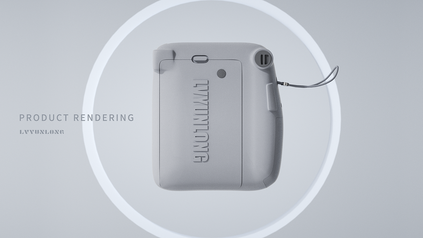 Electronics，Polaroid，Product rendering，3D products，camera，electronic product，