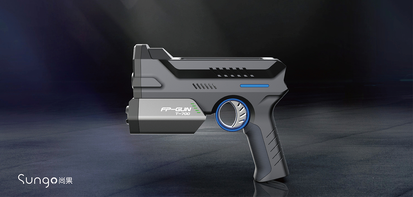 Appearance design，industrial design，Fingerprint gun，