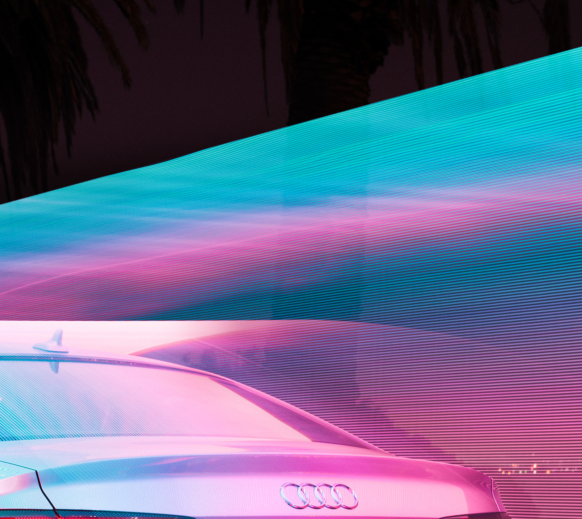 audi，Sports car，Appearance design，Cool，