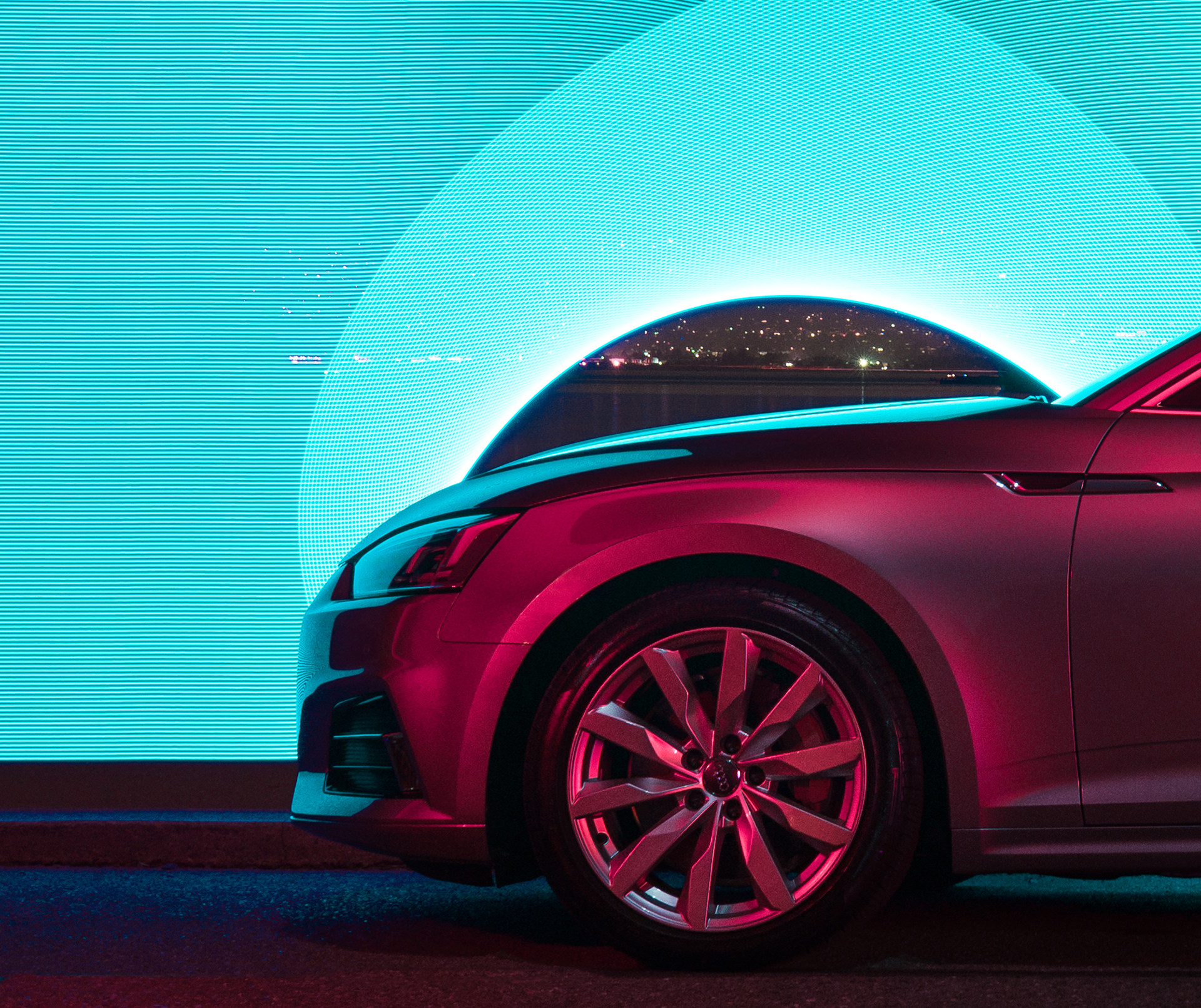 audi，Sports car，Appearance design，Cool，