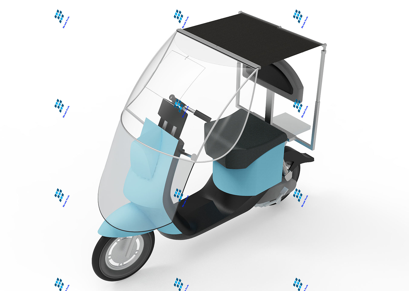 Electric vehicle，Rain shelter function，removable，sunshade，Bodybuilding，