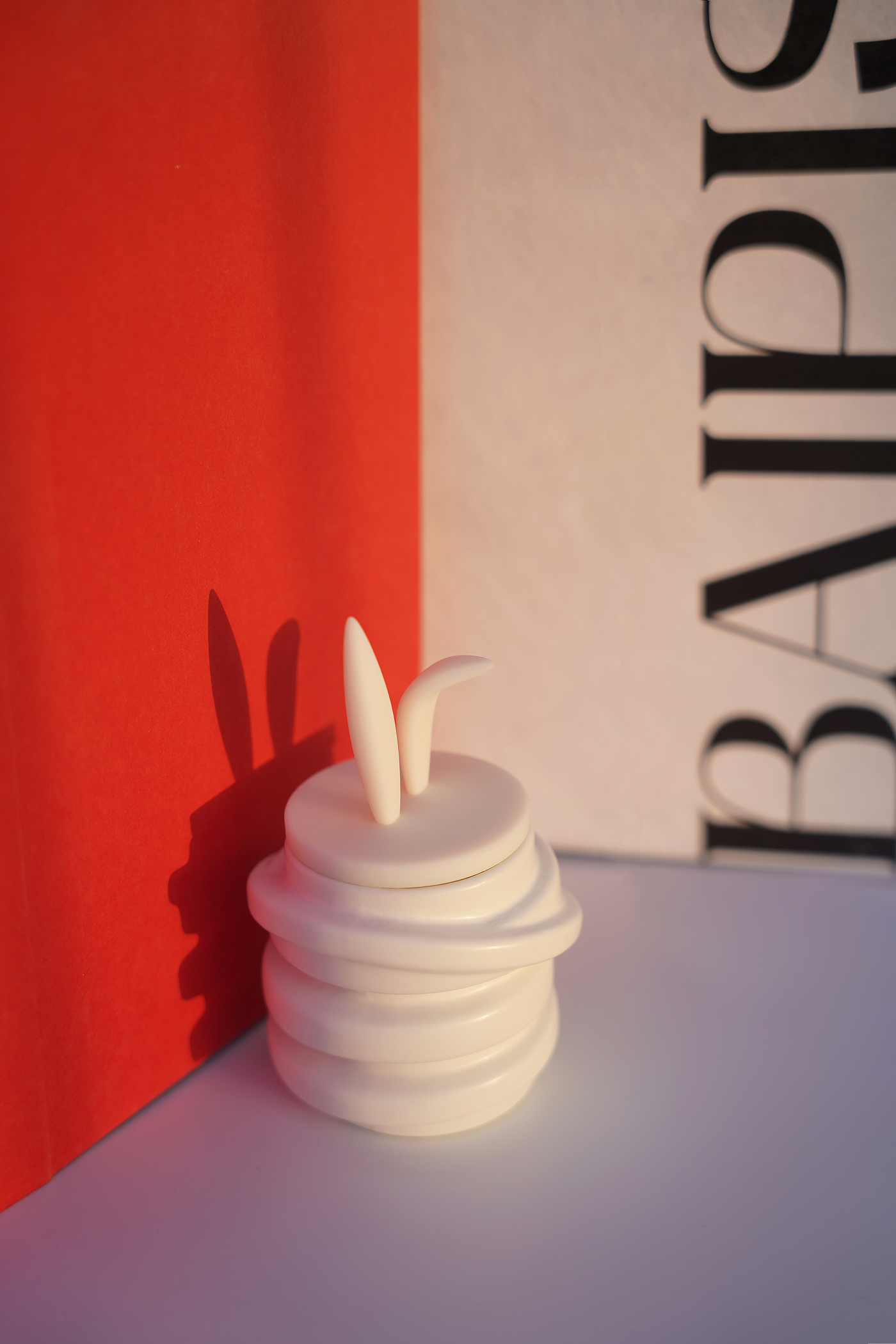 product design，candle，White Poem，Year of the Rabbit，