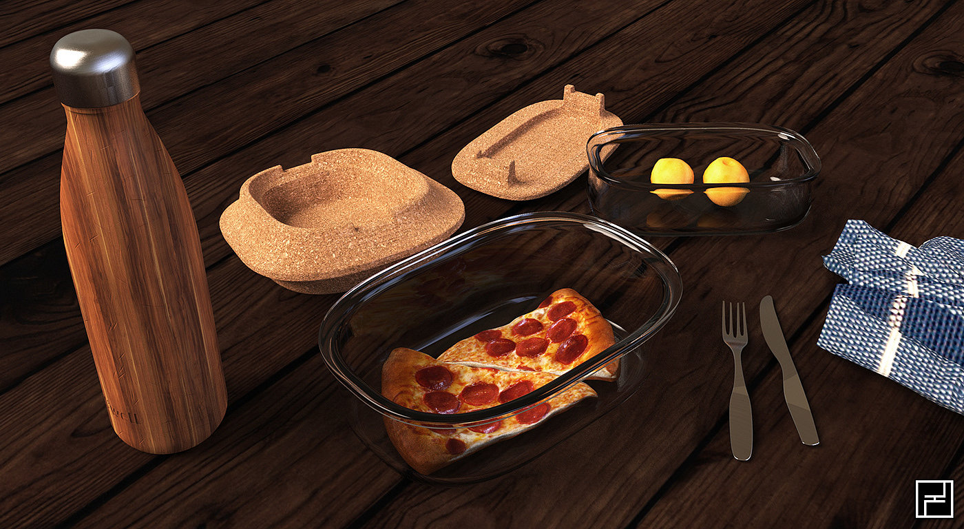 Lunch box，Environmental protection materials，Aluminium，