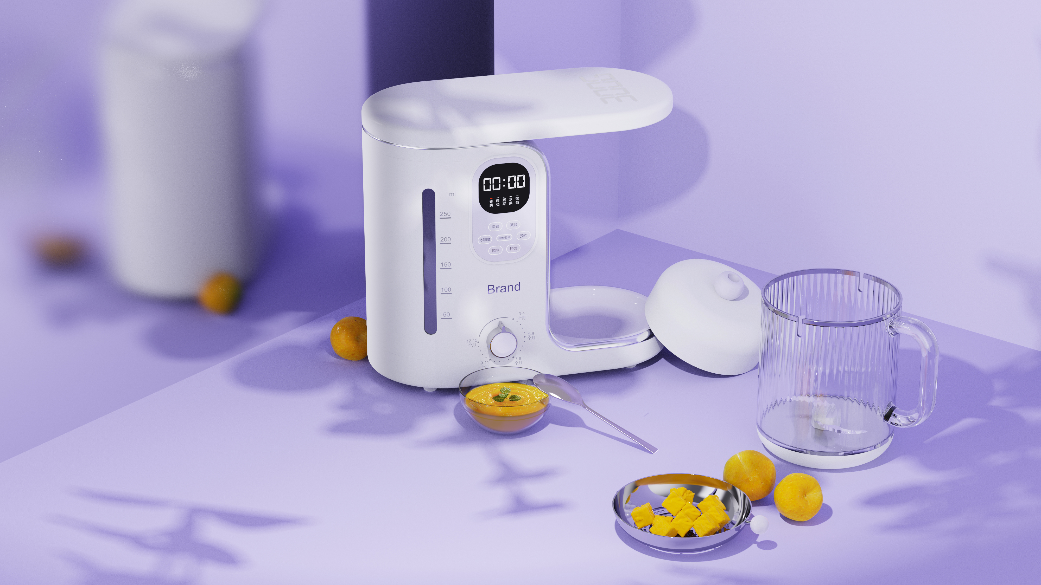 children，Auxiliary food machine，