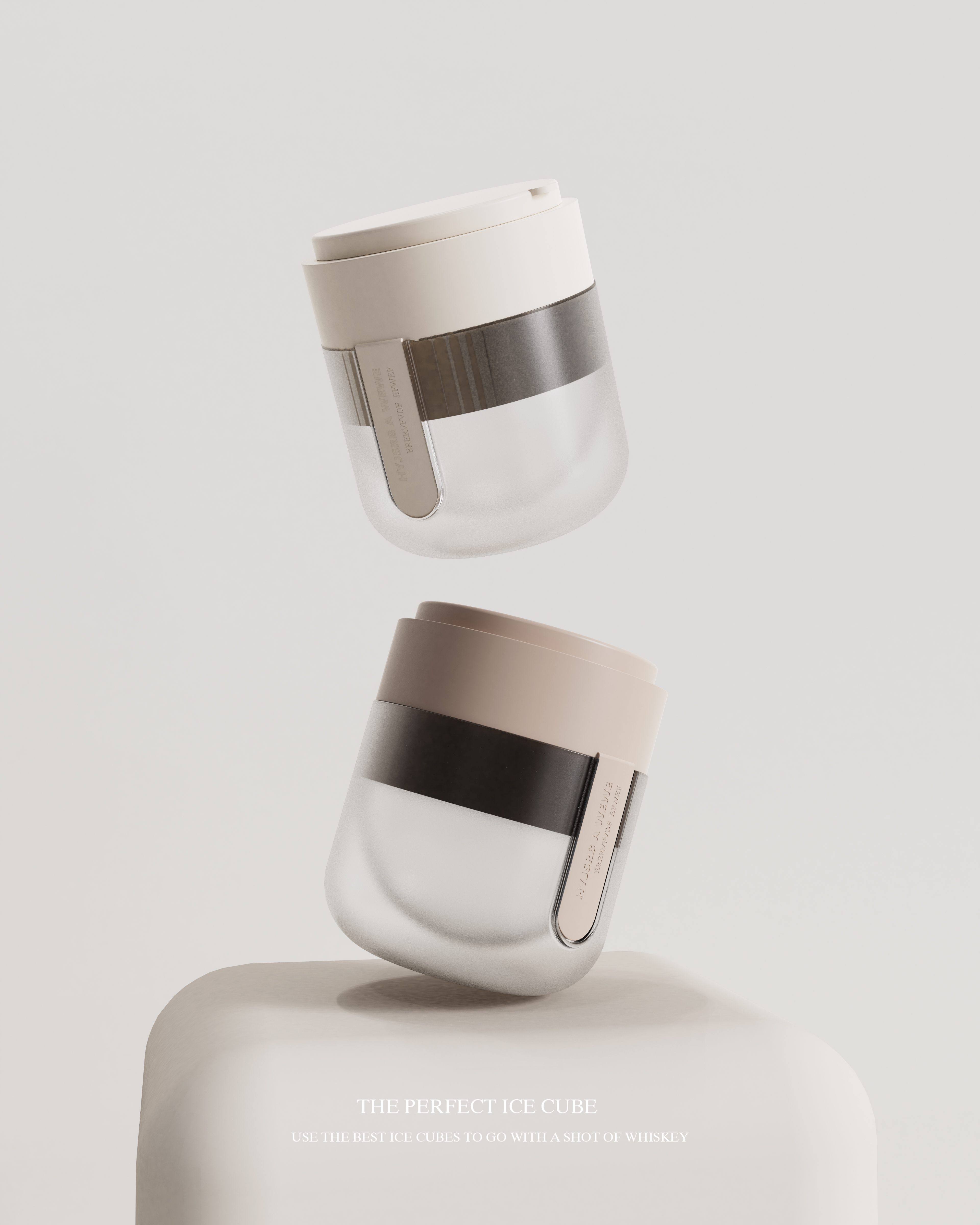 Ice lattice design，Ice hockey design，Whiskey ice hockey，ice block，Ice cream，Commodity Design，product design，Design，