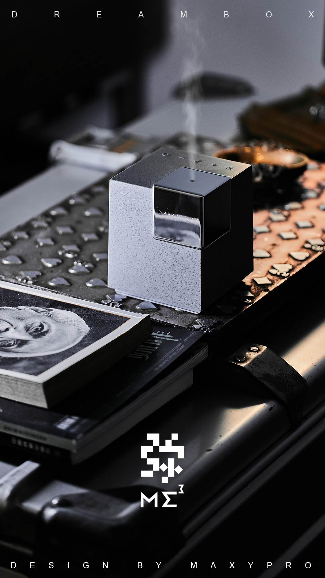 Fragrance Aromatherapy，White noise，Atmosphere night light，Music Bluetooth，Reduced geometry，Pure essential oil fragrance instrument，Music fragrance，Home, Zen tea, yoga meditation, office，