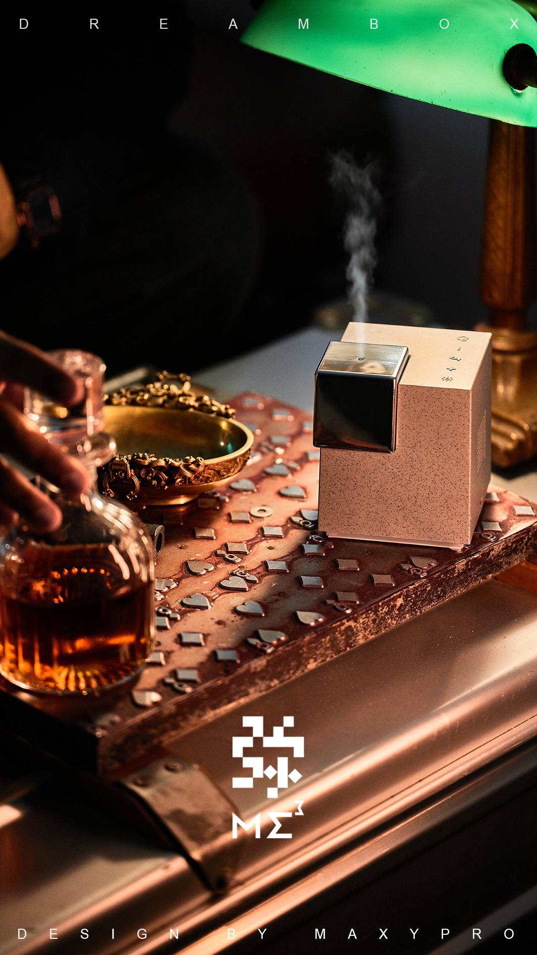 Fragrance Aromatherapy，White noise，Atmosphere night light，Music Bluetooth，Reduced geometry，Pure essential oil fragrance instrument，Music fragrance，Home, Zen tea, yoga meditation, office，