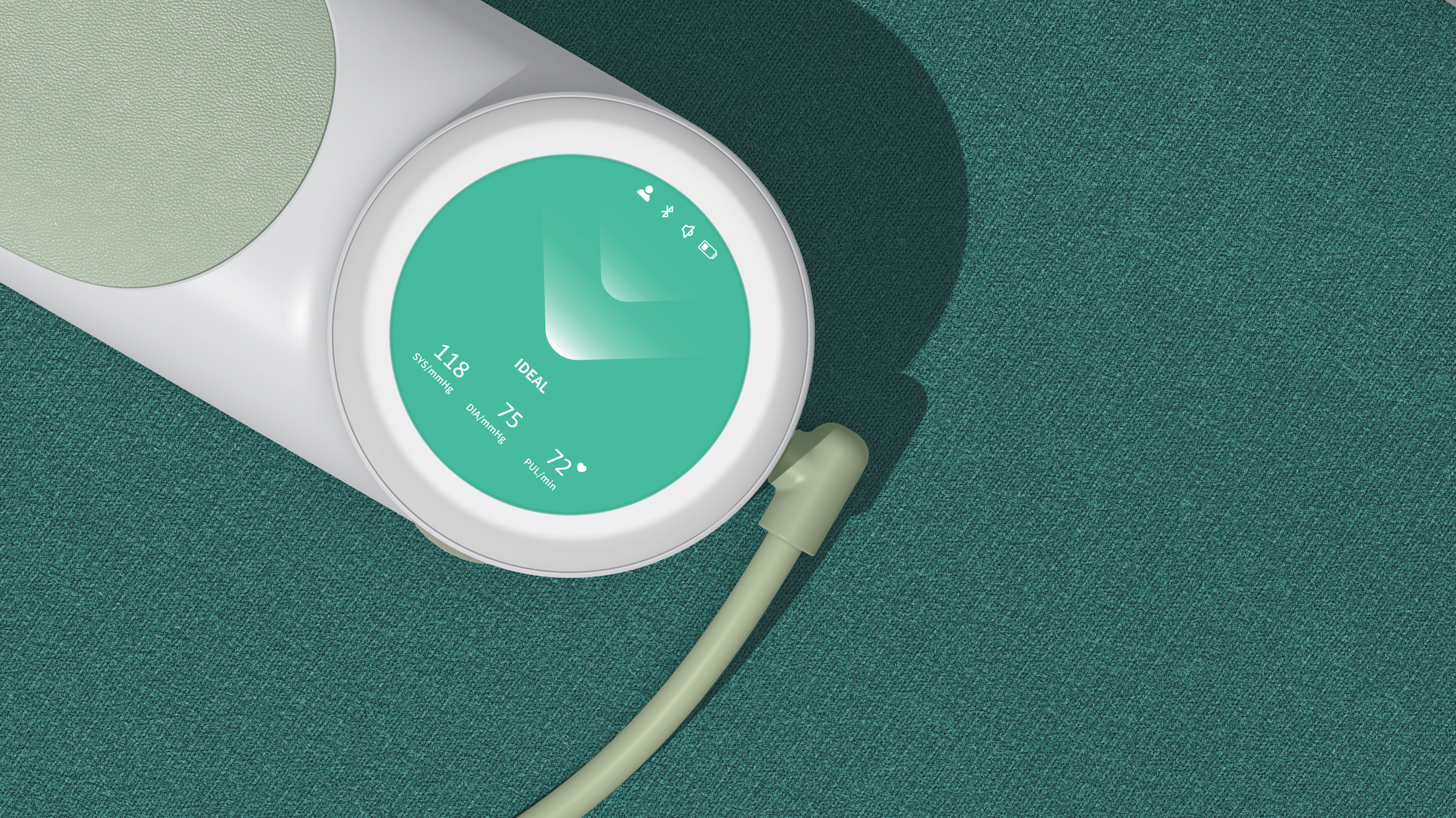 "MOONO" is an innovative intelligent arm electronic blood，sphygmomanometer，delicate，Small，quality，comfortable，accurate，Affinity，