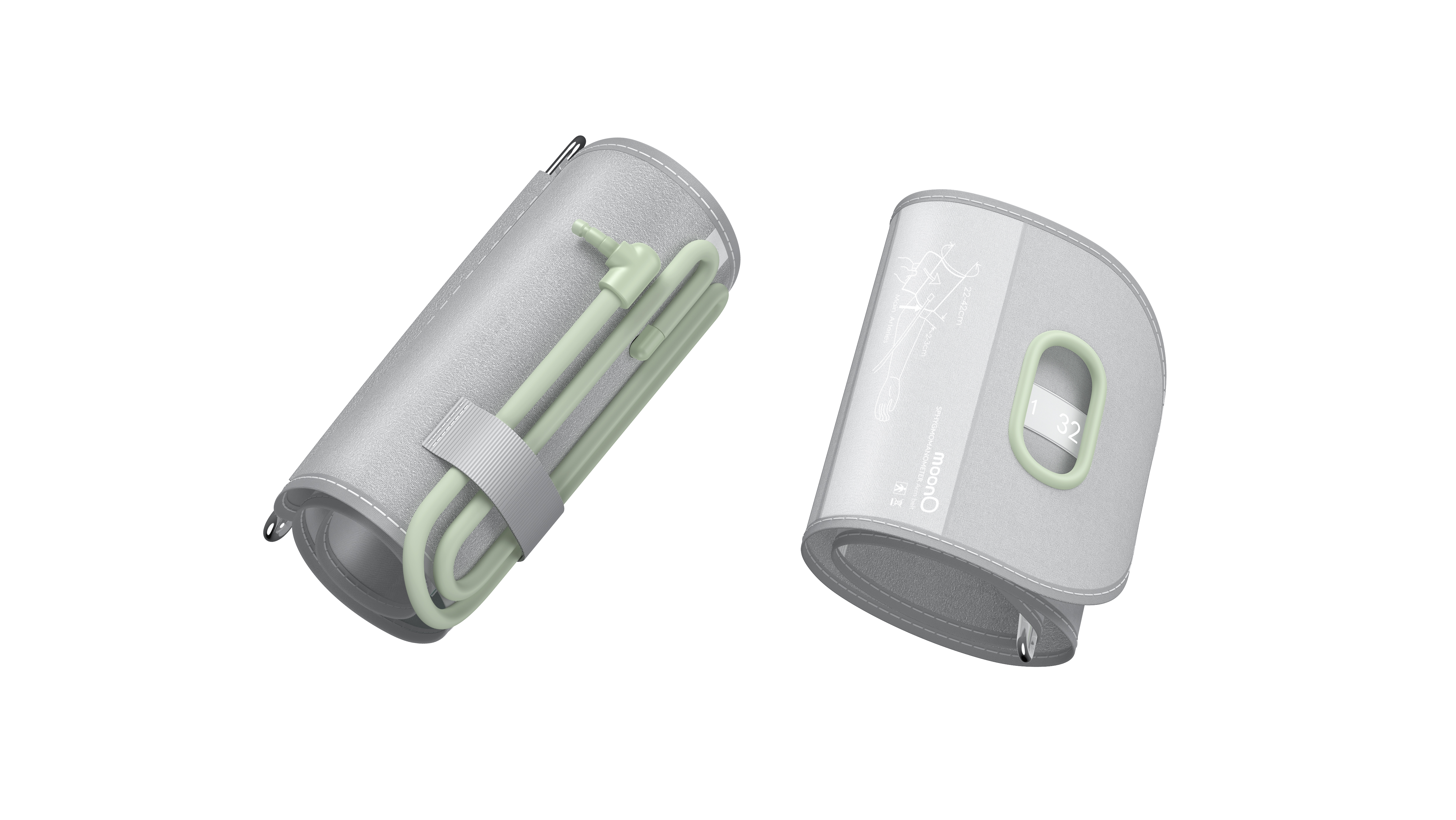 "MOONO" is an innovative intelligent arm electronic blood，sphygmomanometer，delicate，Small，quality，comfortable，accurate，Affinity，