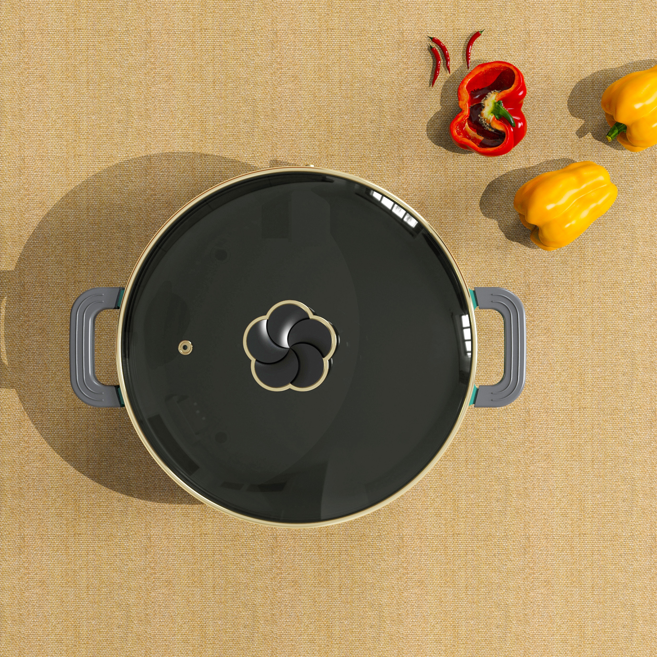 Electric soup pot，Soup pot，Electric cooker，Large capacity electric cooking pot，small home appliances，