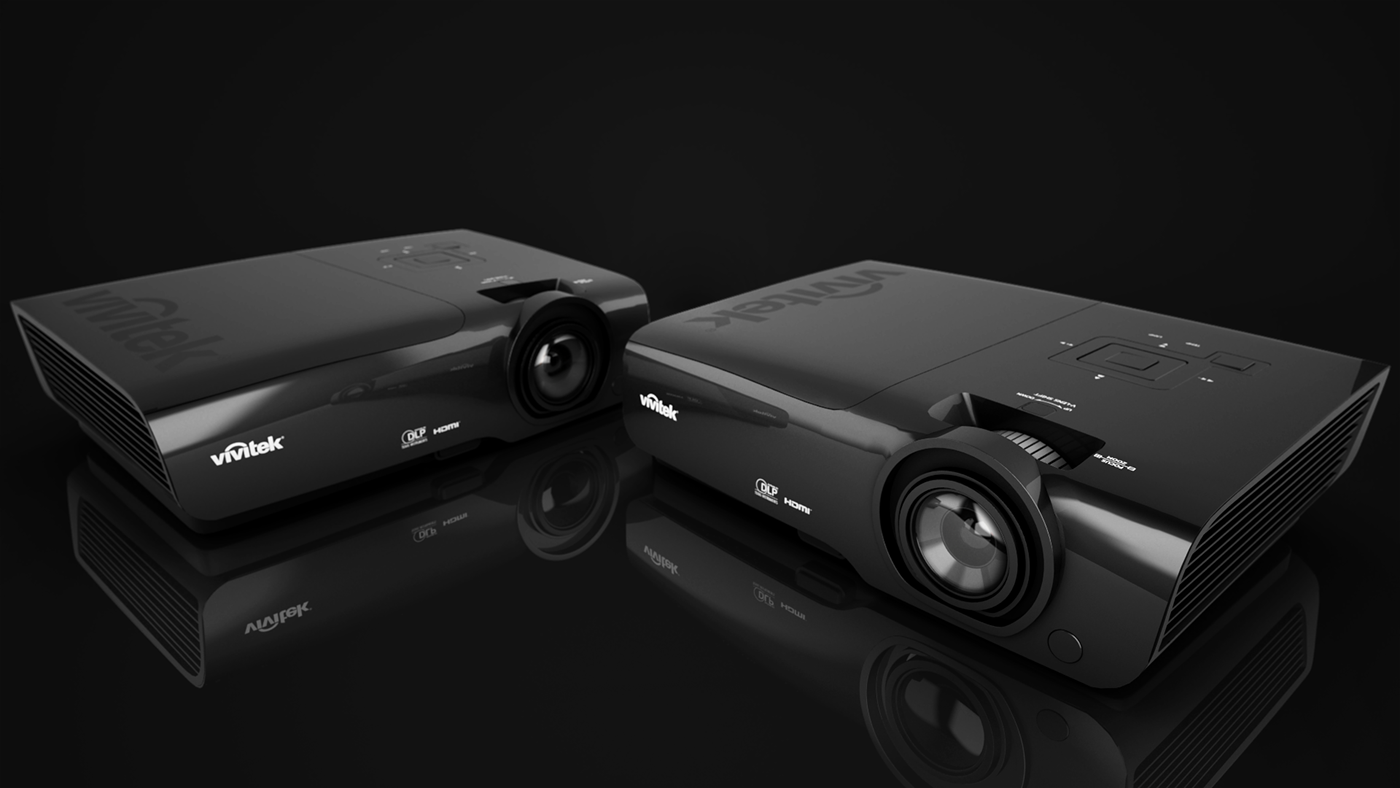 cgi，Projector，household electrical appliances，black，Render，