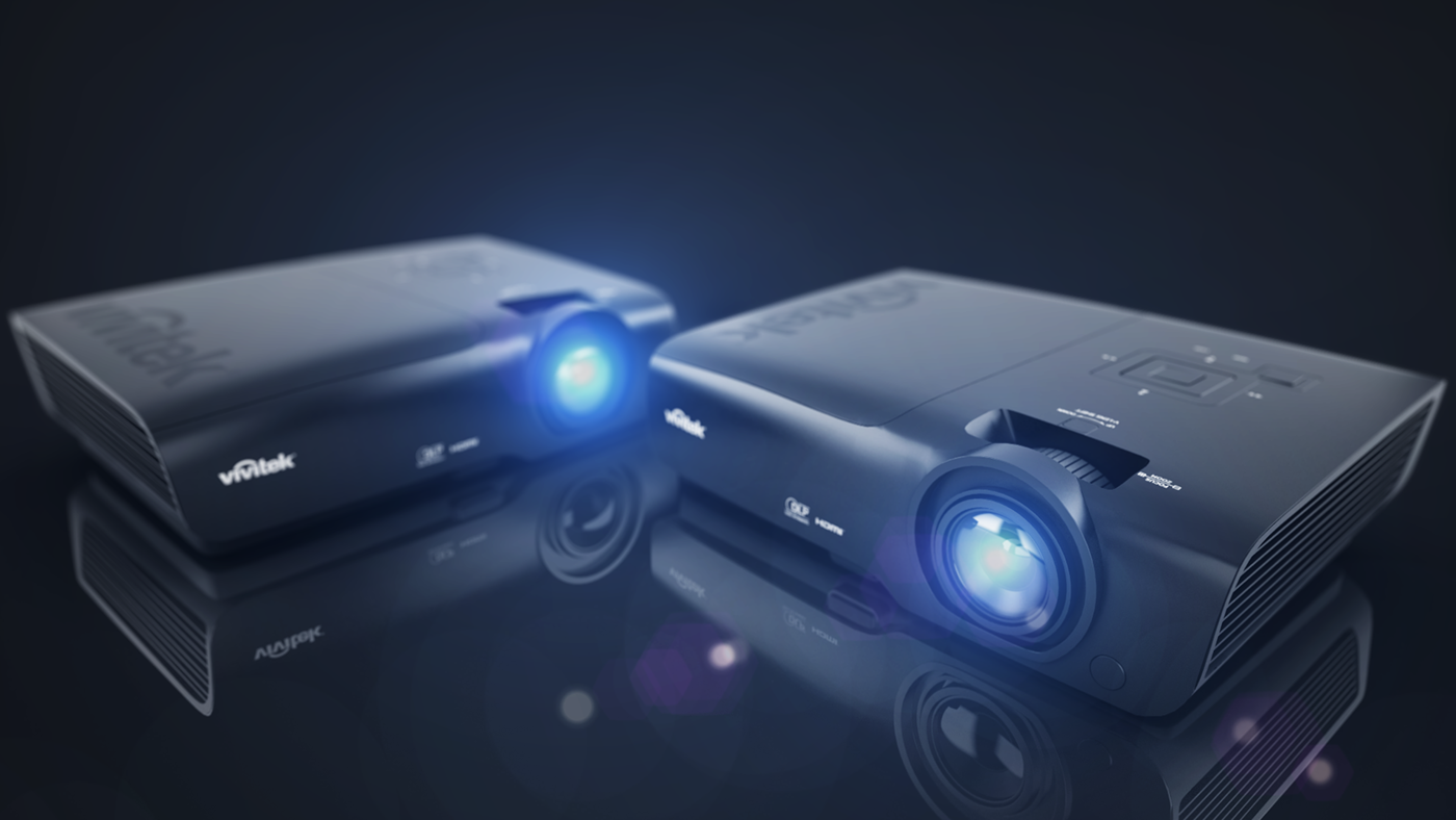 cgi，Projector，household electrical appliances，black，Render，