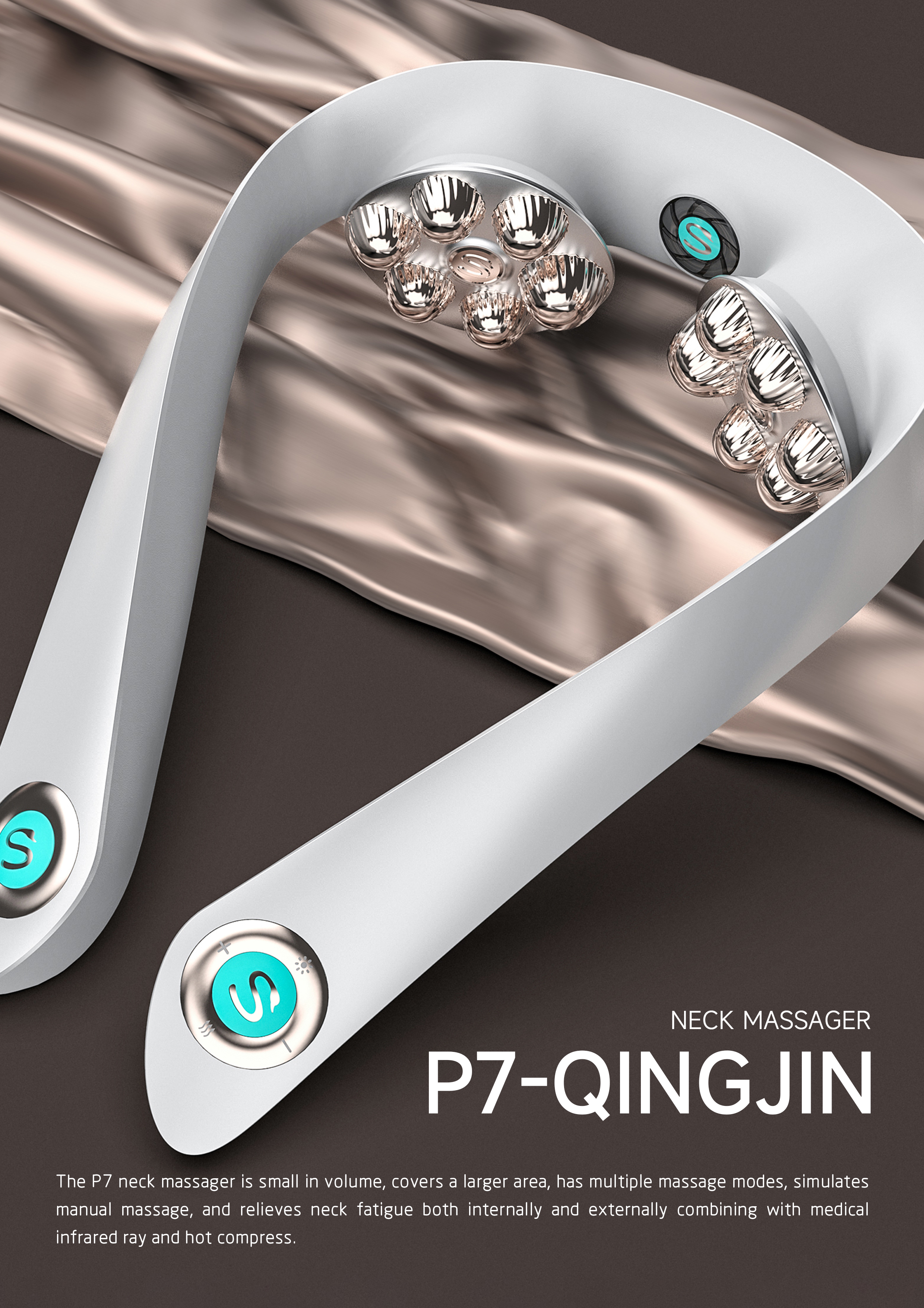 Neck massage instrument，be younger，Comfortable fit，fashion insider，Simulation massage，Physical massage，Compact and convenient，quality，