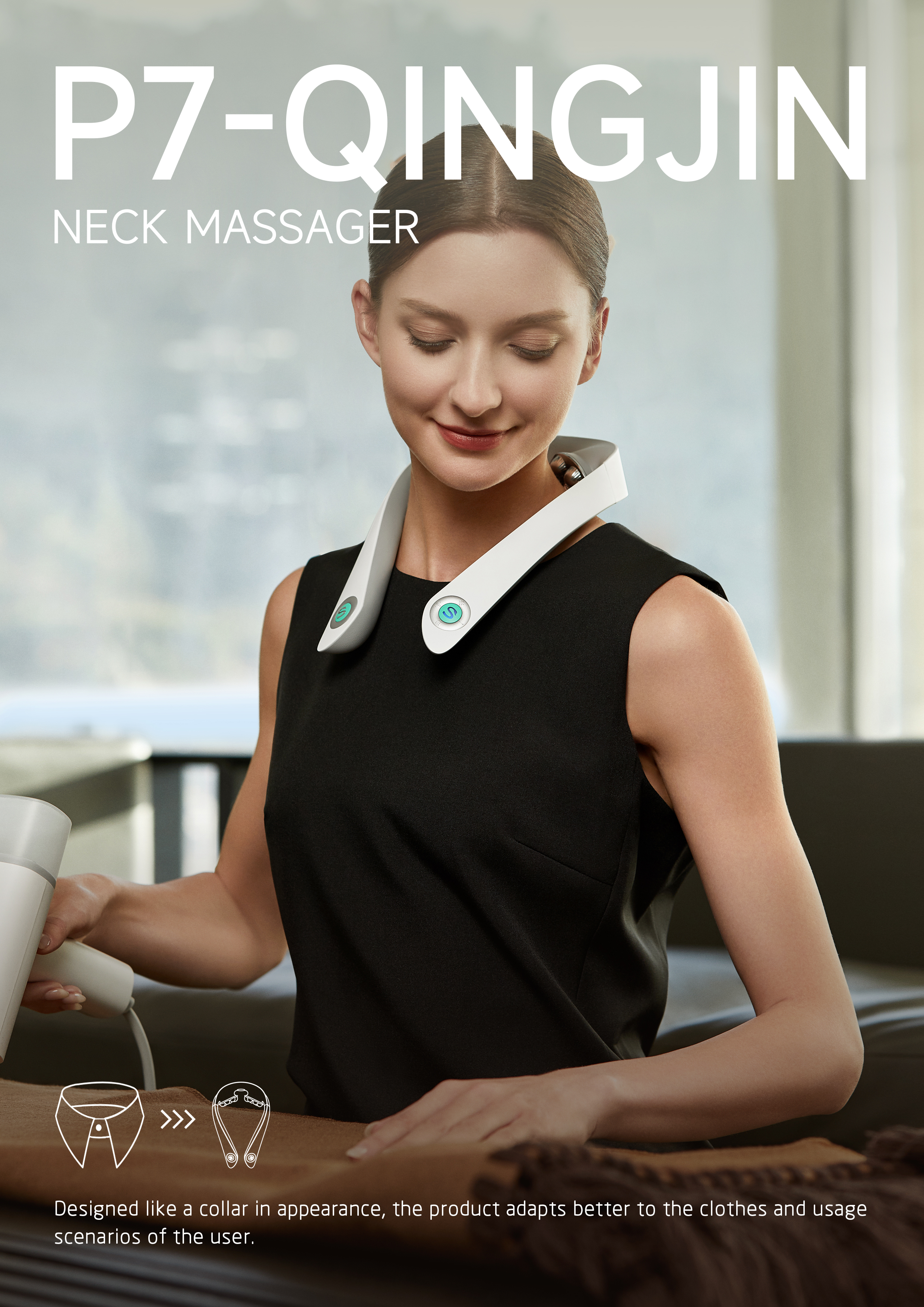 Neck massage instrument，be younger，Comfortable fit，fashion insider，Simulation massage，Physical massage，Compact and convenient，quality，