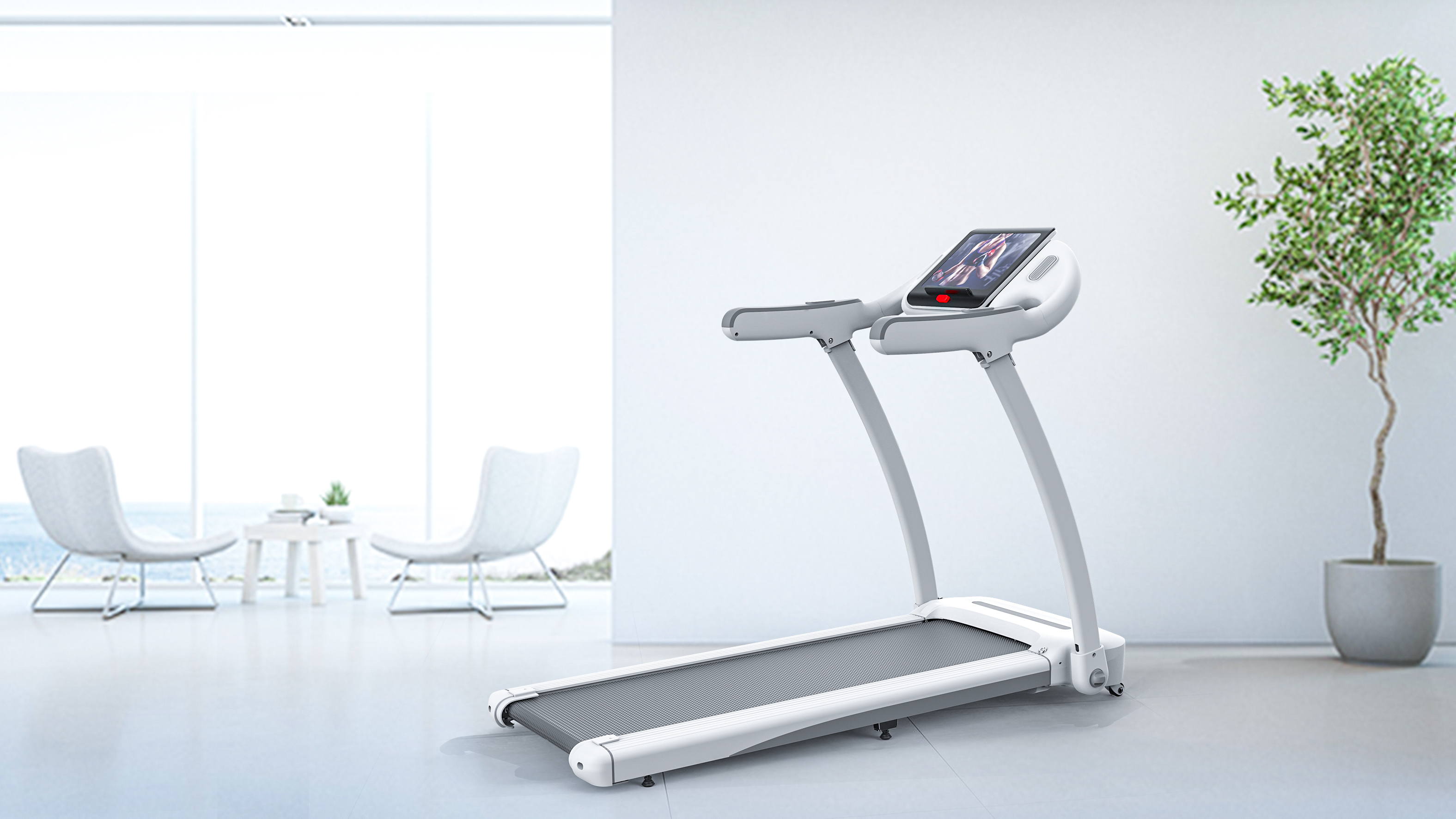 Fitness Equipment，Treadmill，Simplicity，Streamline feeling，household，