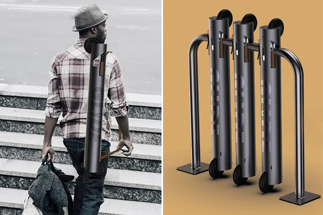 conceptual design，vehicle，Electric scooter，Glide，