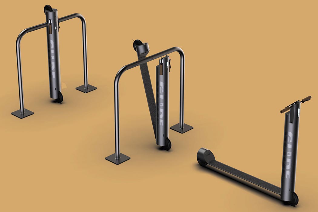 conceptual design，vehicle，Electric scooter，Glide，