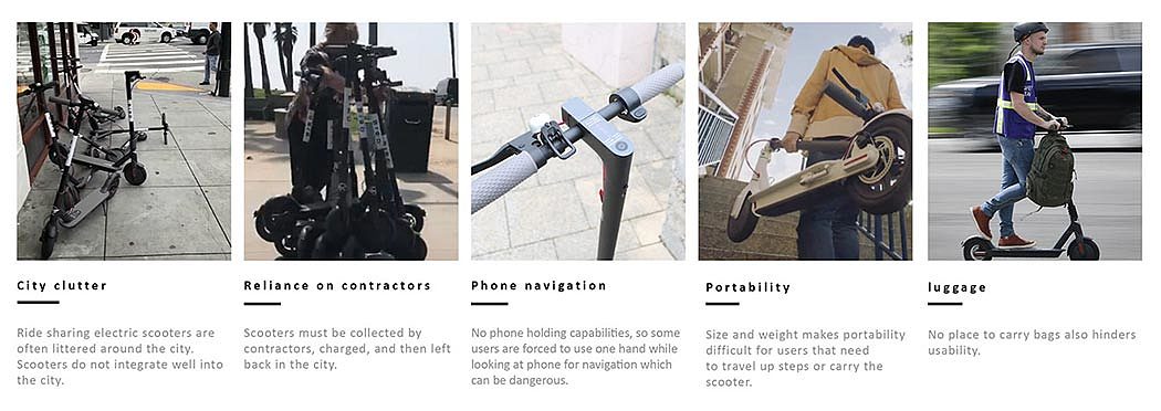 conceptual design，vehicle，Electric scooter，Glide，
