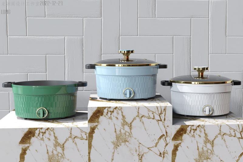 small home appliances，Soup pot，kitchenware，Kitchen appliances，pot，Kitchenware，Electric cooker，