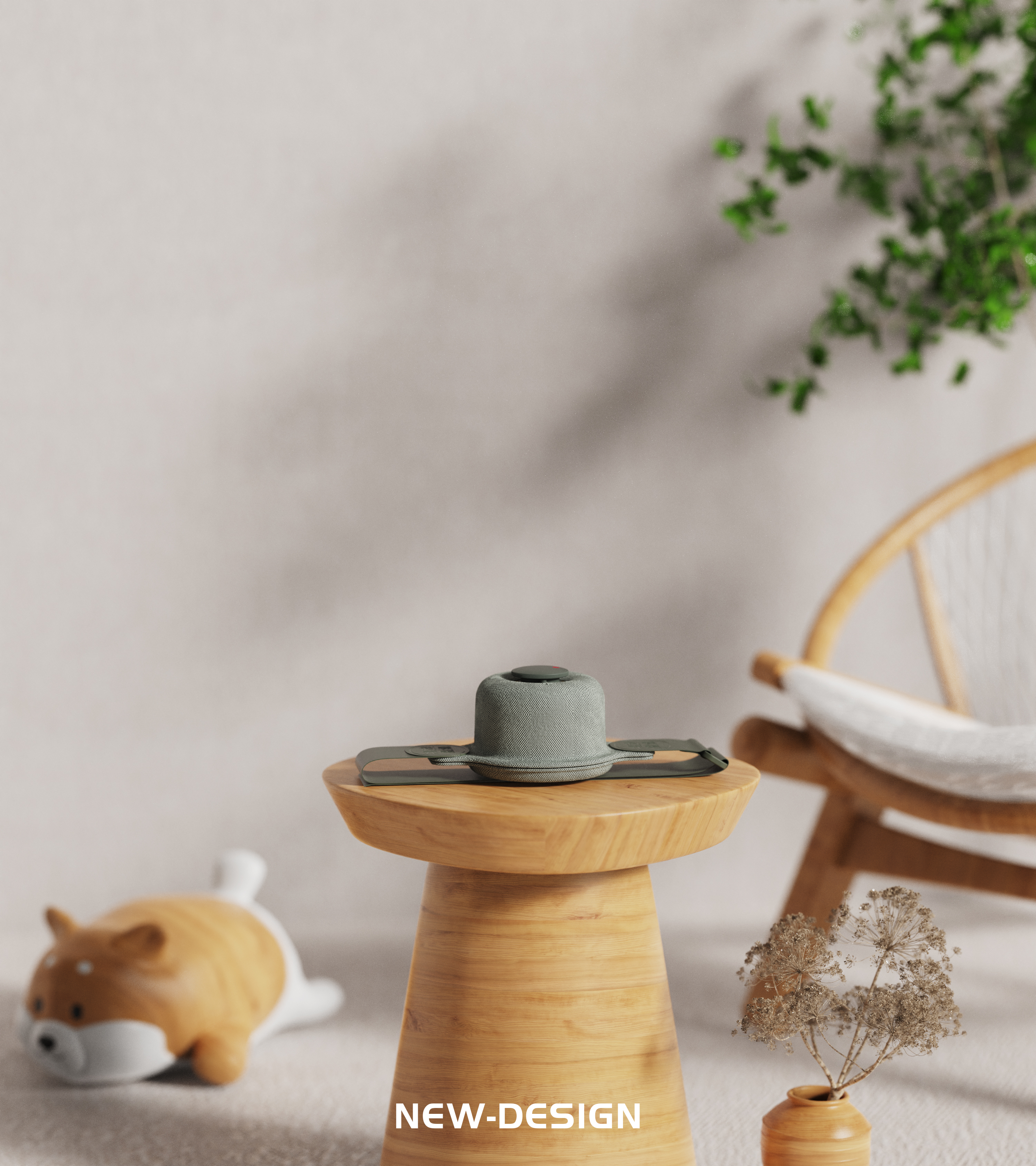 Ancient moxibustion，Visual temperature regulation，Infineless rotation，industrial design，