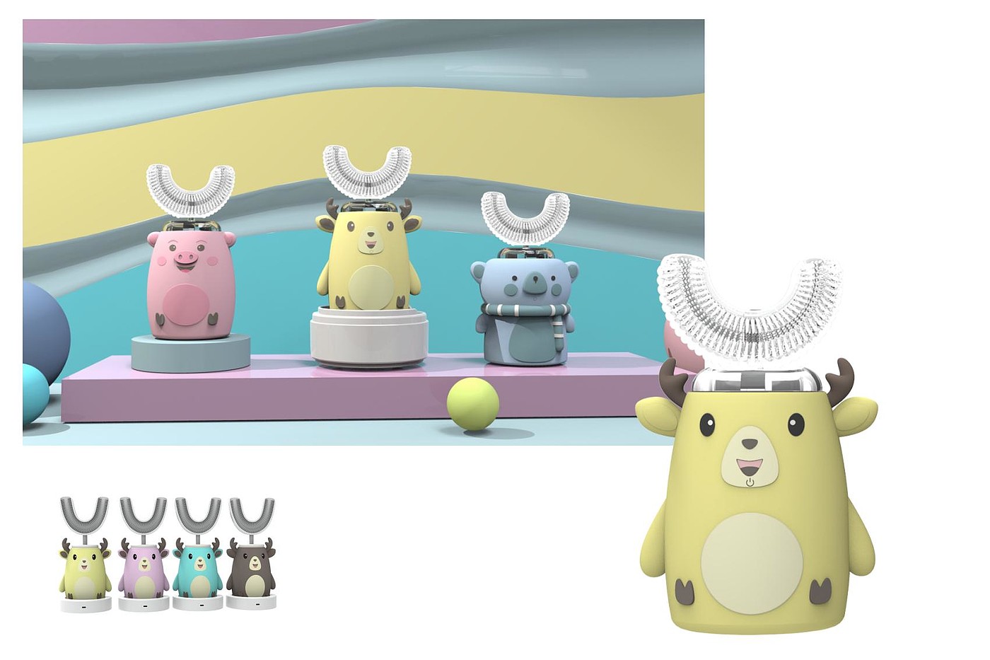 Maternal and infant products，Toothbrush design，product design，