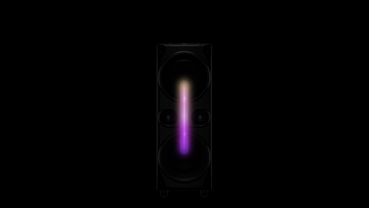 party speaker，Light speaker，outdoors，serialization，Cool，individualization，
