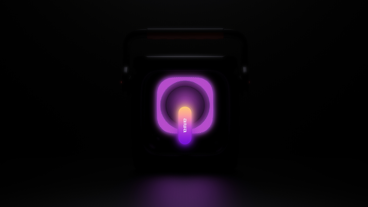 party speaker，Light speaker，outdoors，serialization，Cool，individualization，