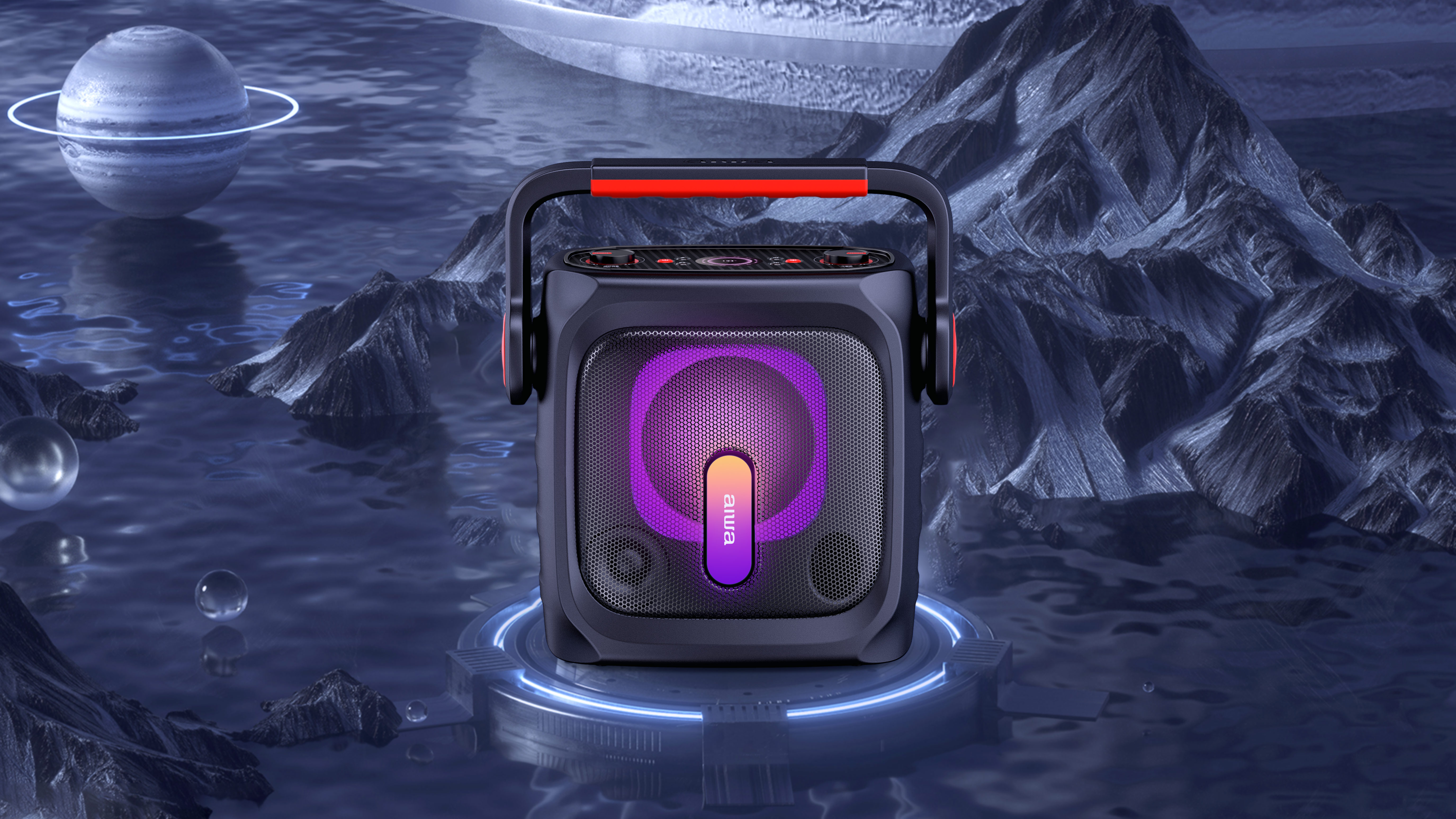 party speaker，Light speaker，outdoors，serialization，Cool，individualization，