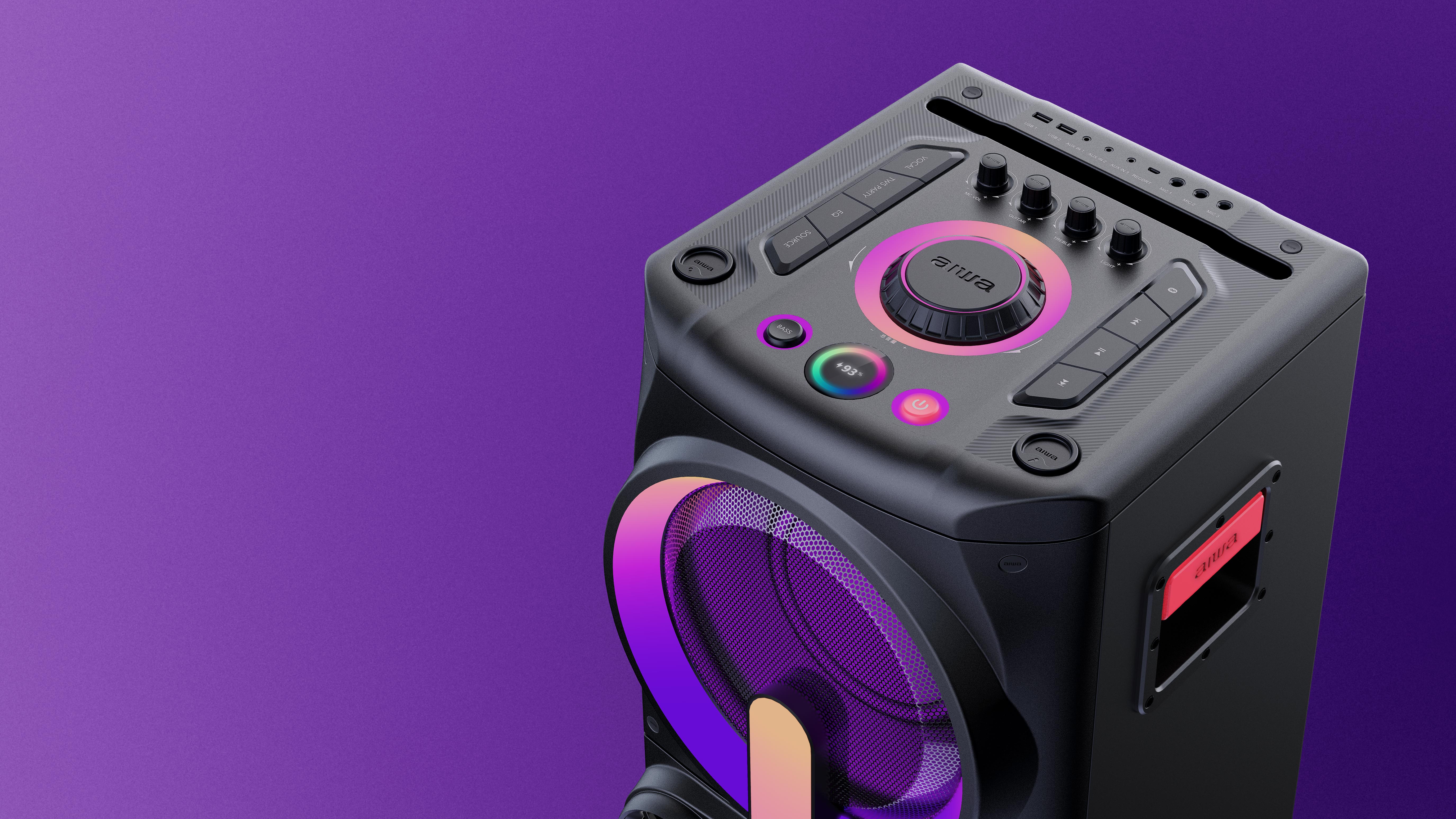 party speaker，Light speaker，outdoors，serialization，Cool，individualization，