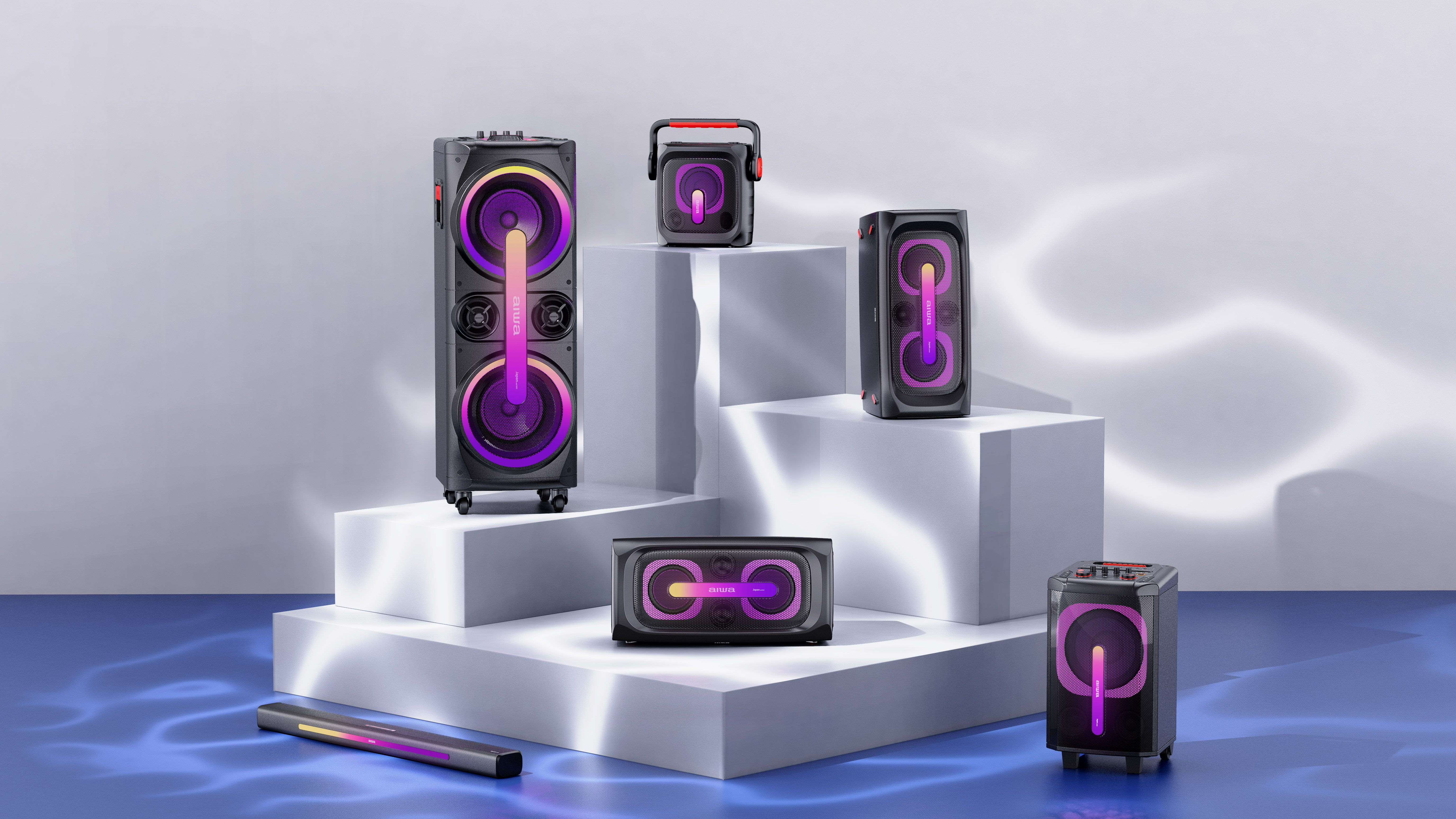 party speaker，Light speaker，outdoors，serialization，Cool，individualization，