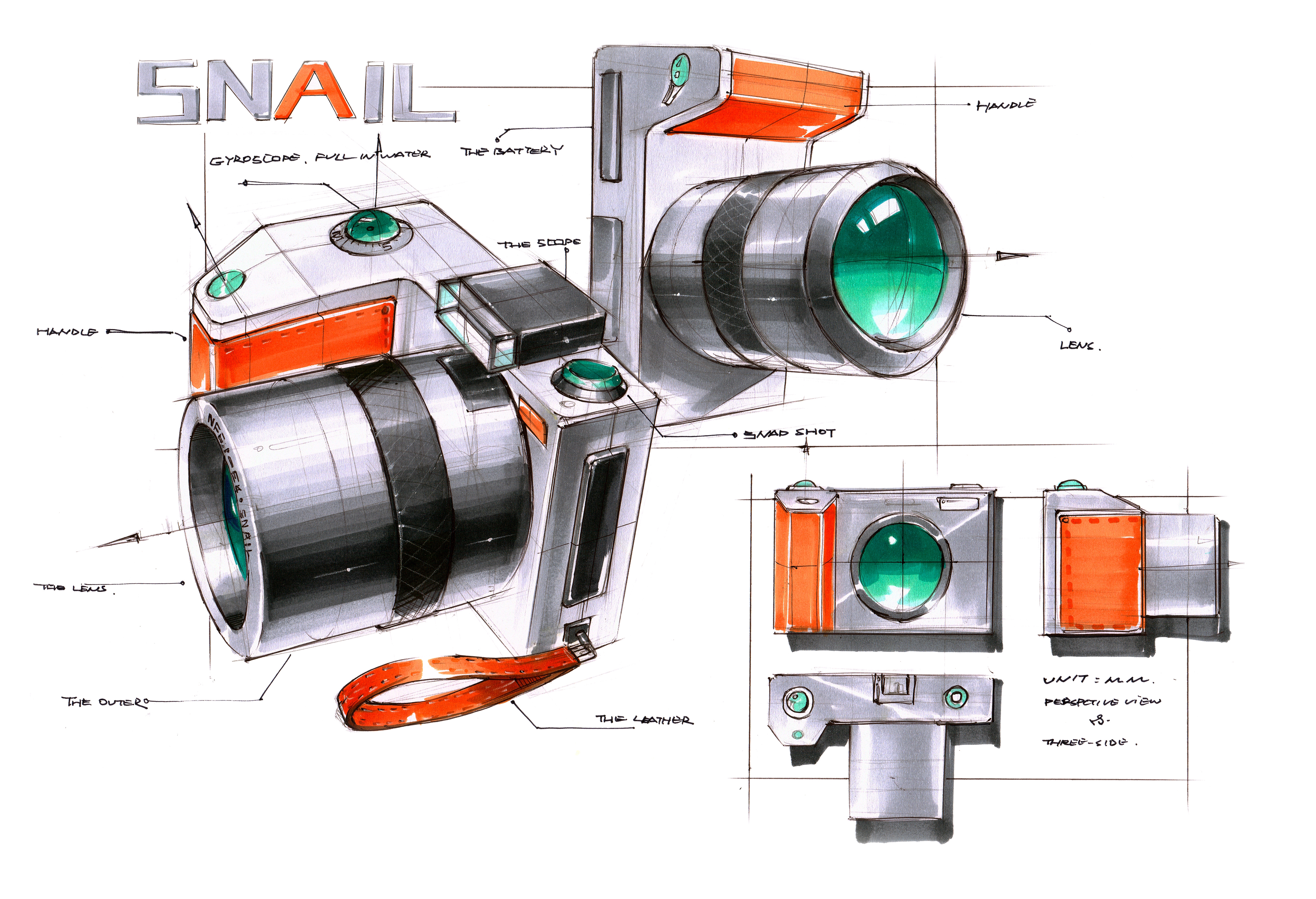 Hand drawn products，Hand-painted layout，marker pen，