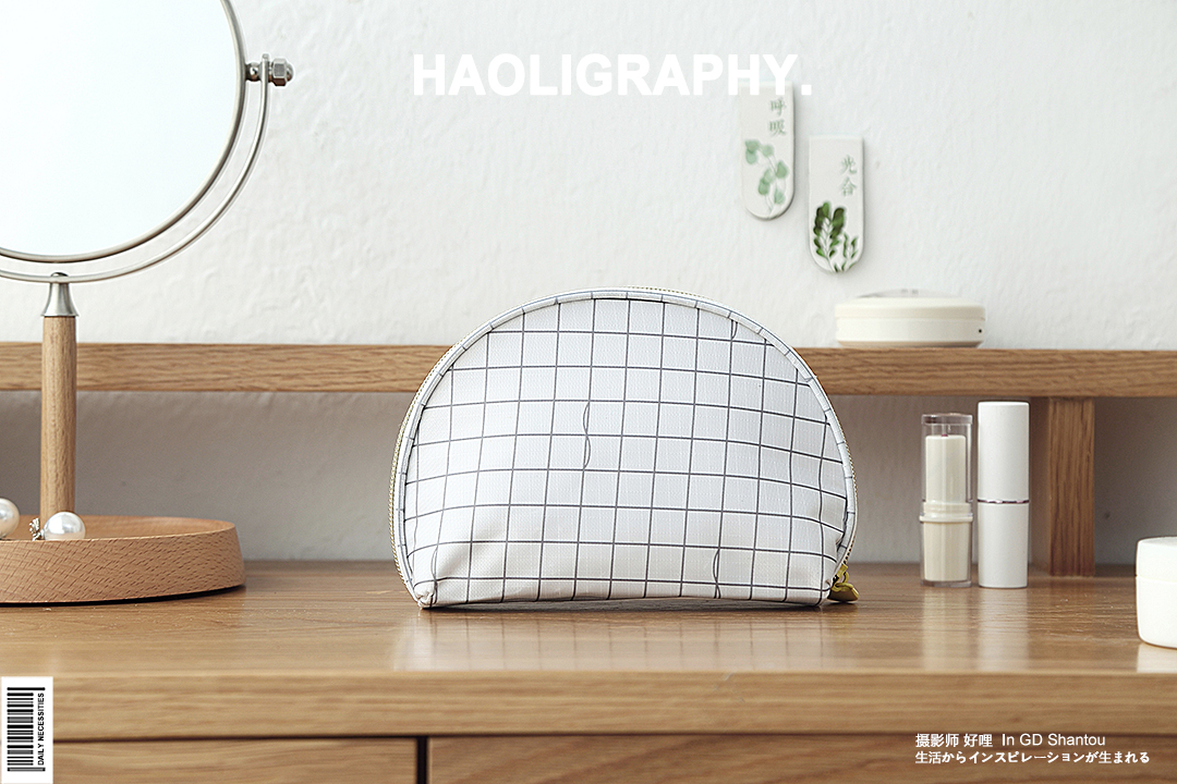 Product photography，Real shooting，Receive，life，Daily use at home，Cosmetic Bag，Japanese ，Shantou，