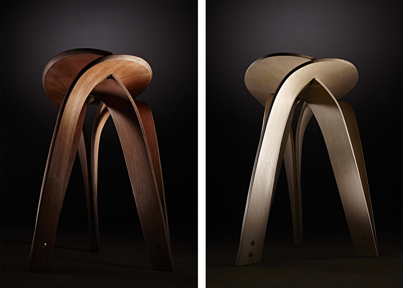 Home Furnishing，furniture，assemble，chair，Curved board，stool，