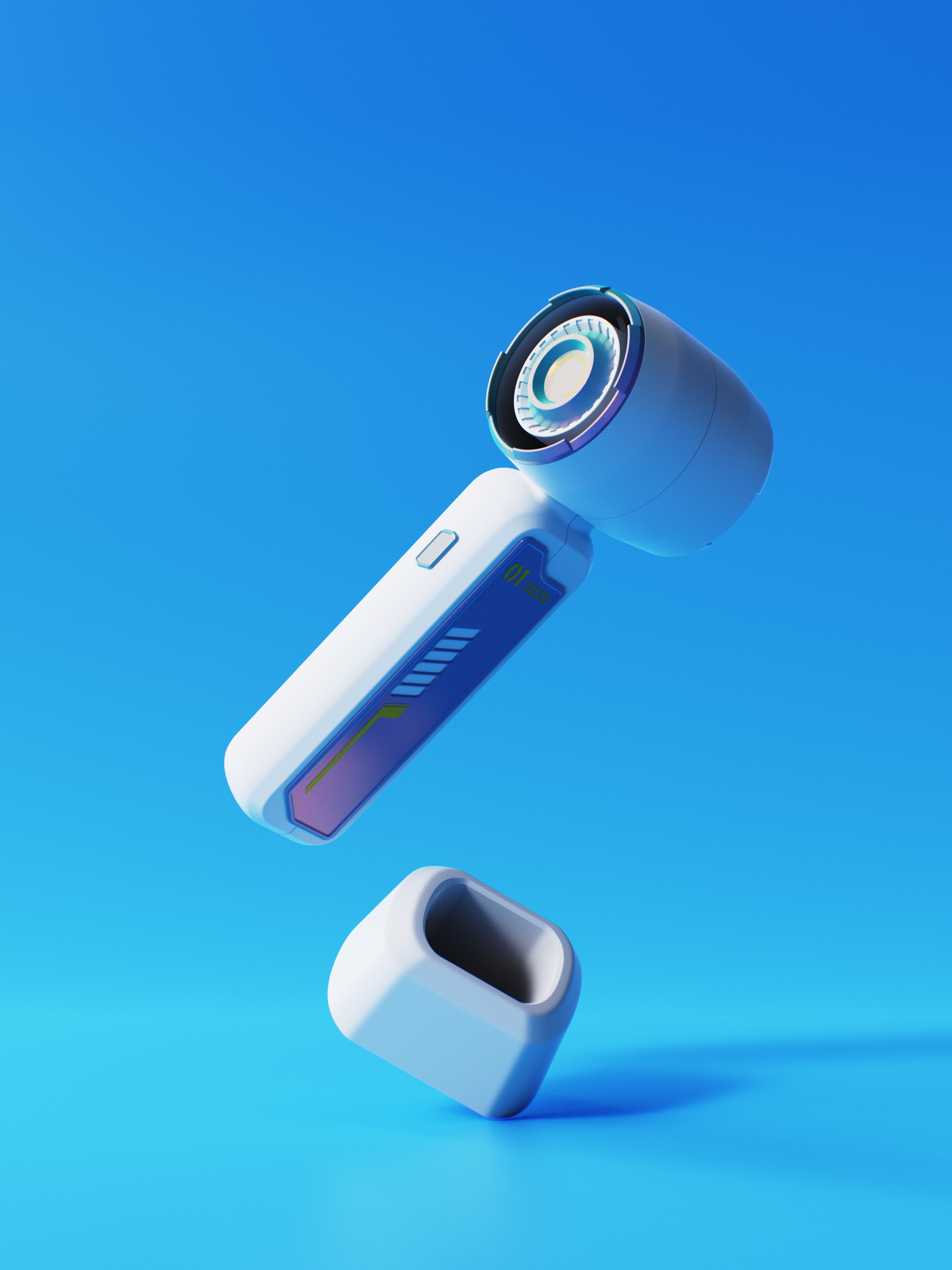 Small fan，Turbofan，Cyberpunk，CYBERPUNK，fighter，Original design，industrial design，